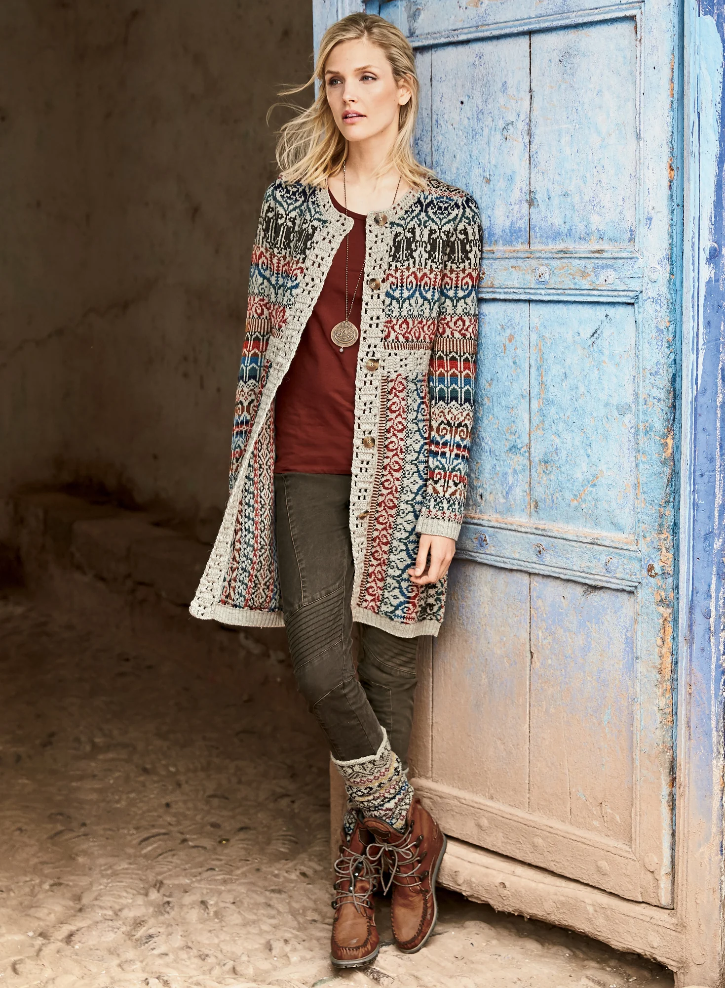 Folkloric Sampler Cardigan