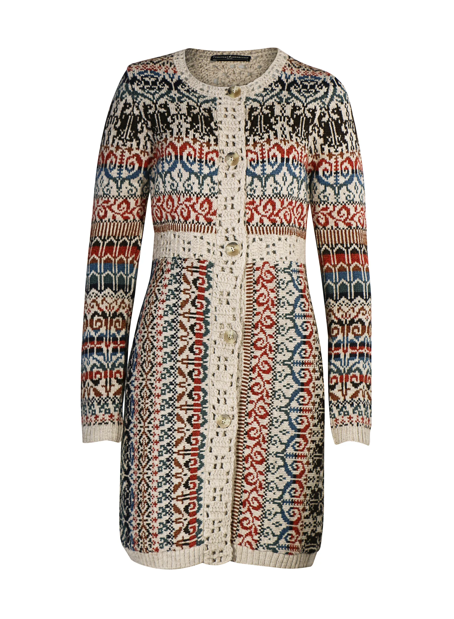 Folkloric Sampler Cardigan - Image 3