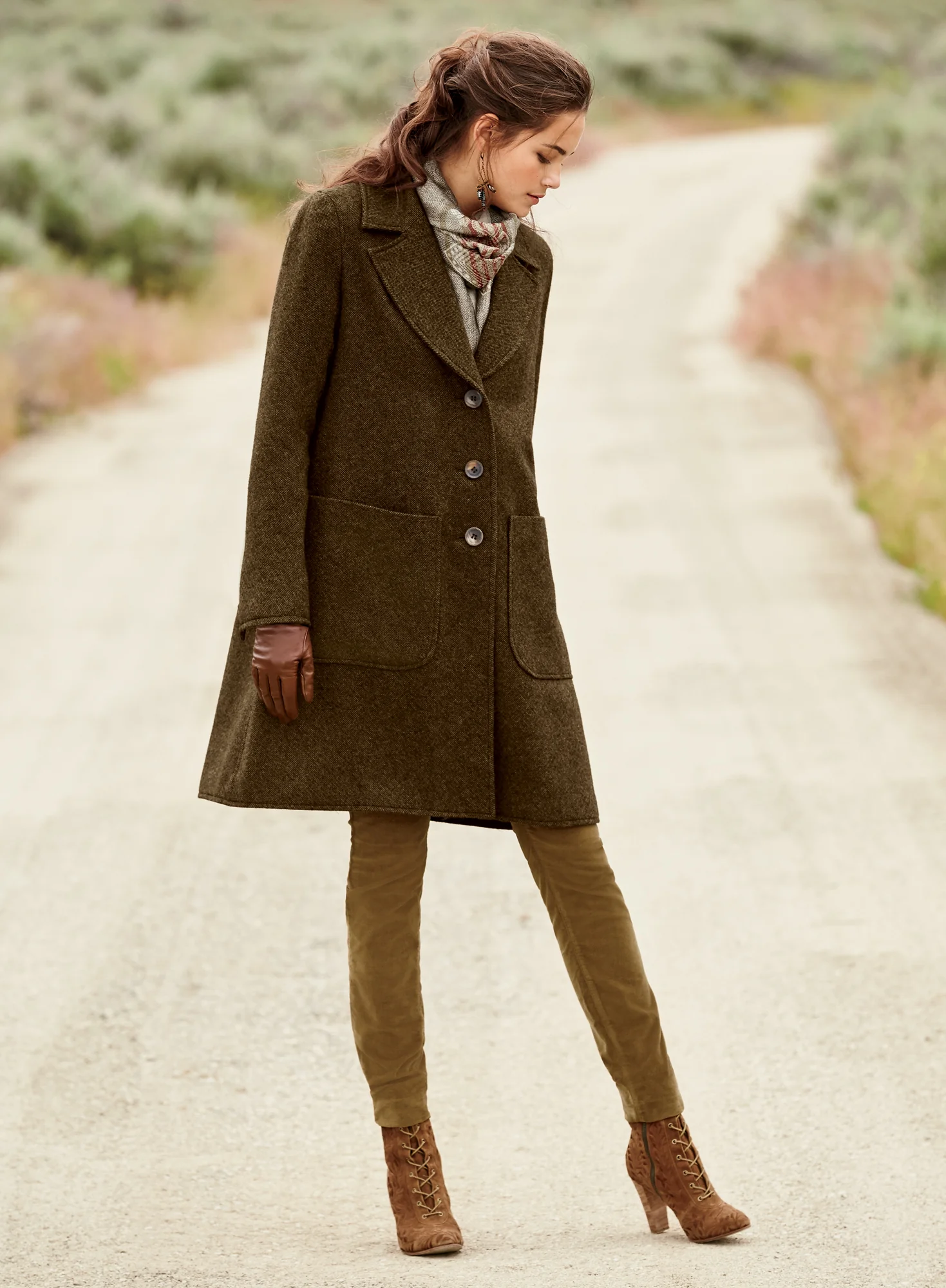 Frisco Tweed Coat