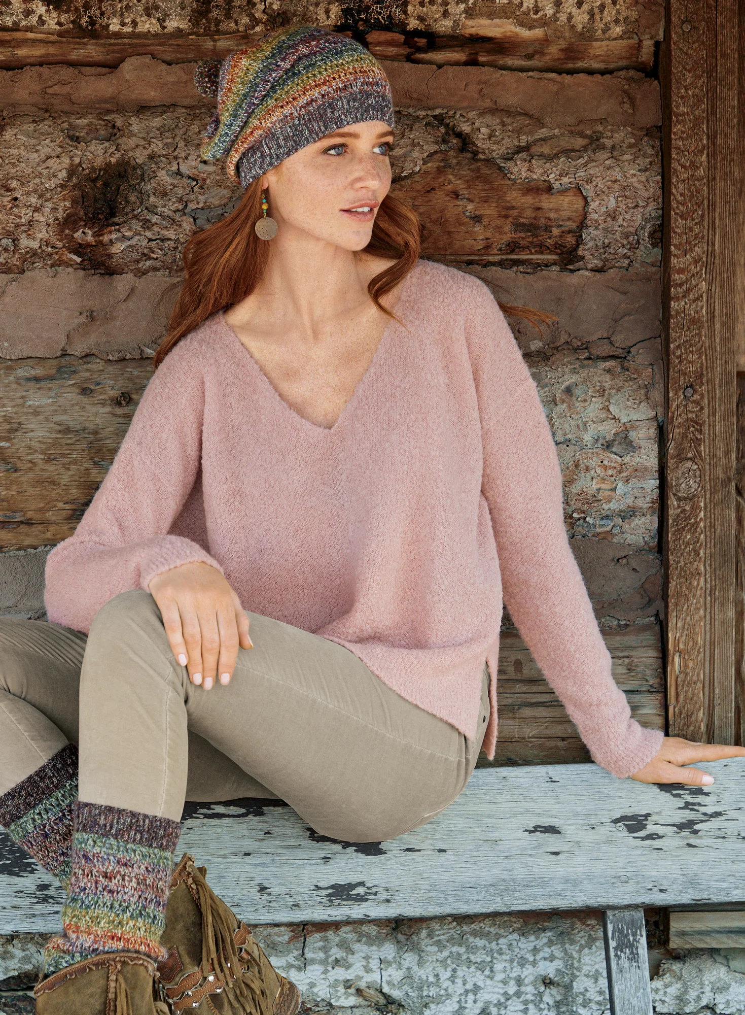 Fthrwght V-Neck Pullover