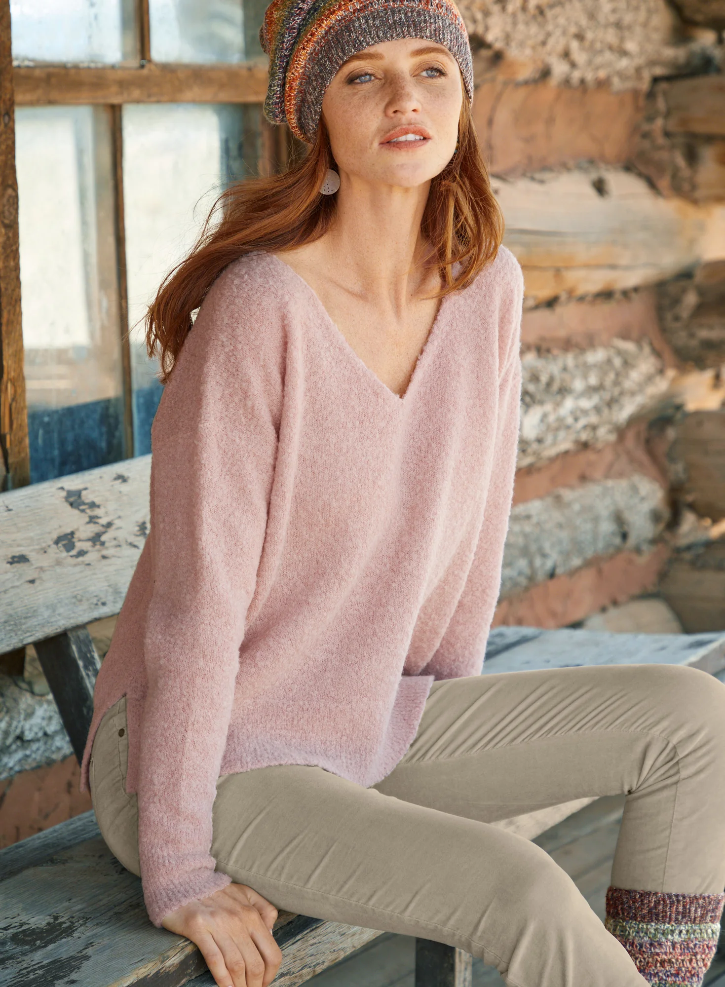 Fthrwght V-Neck Pullover - Image 5