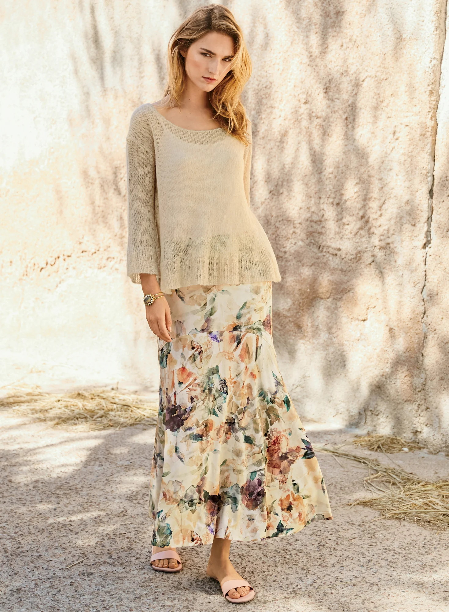 Garden Party Maxi-Skirt