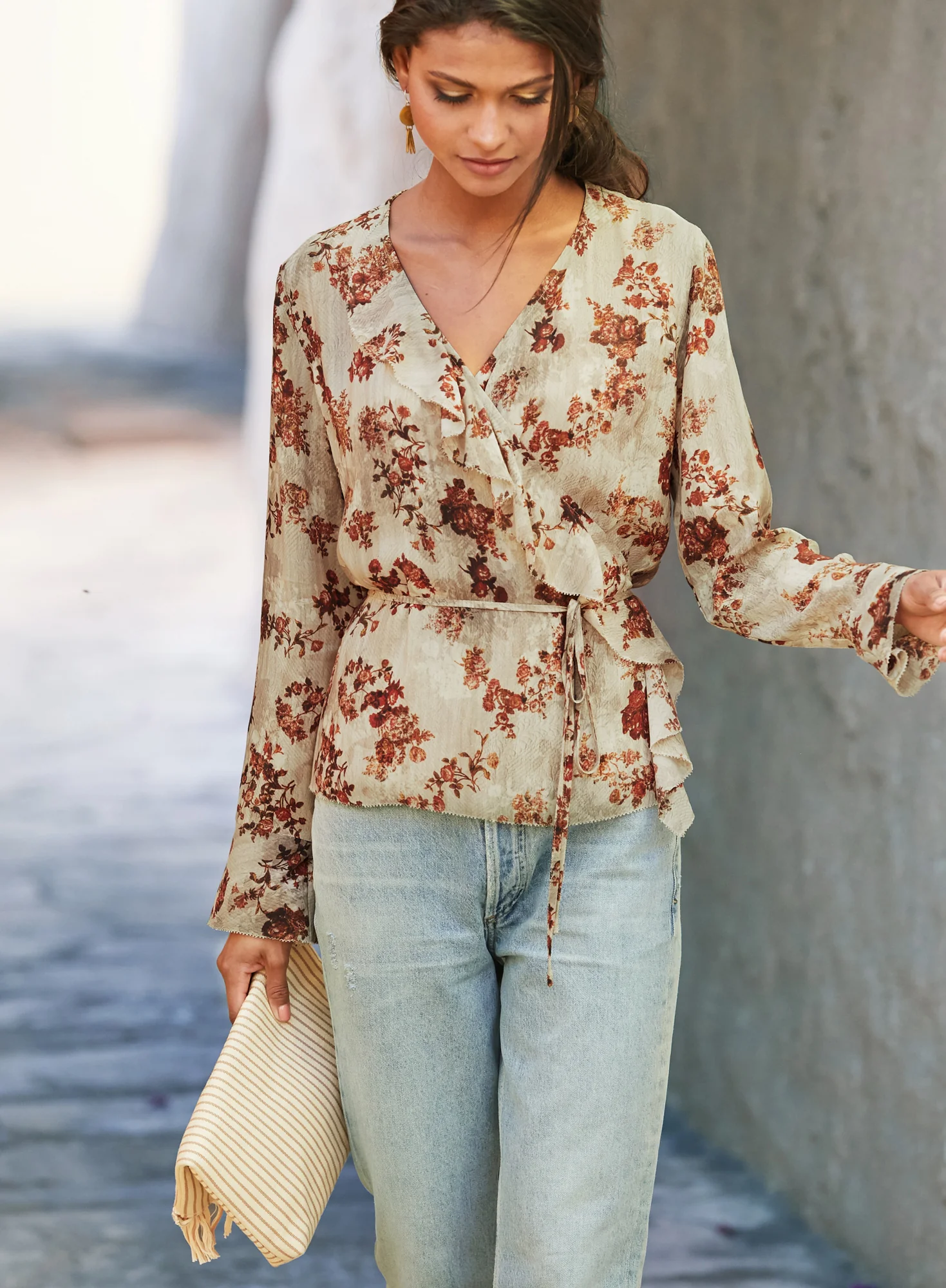 Gemma Wrap Blouse - Image 5
