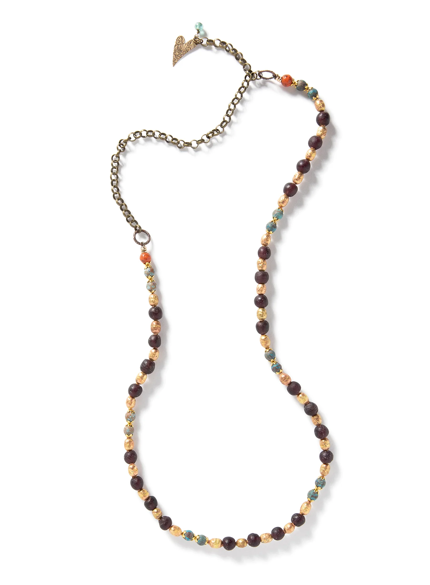 Gilded Beads Necklace