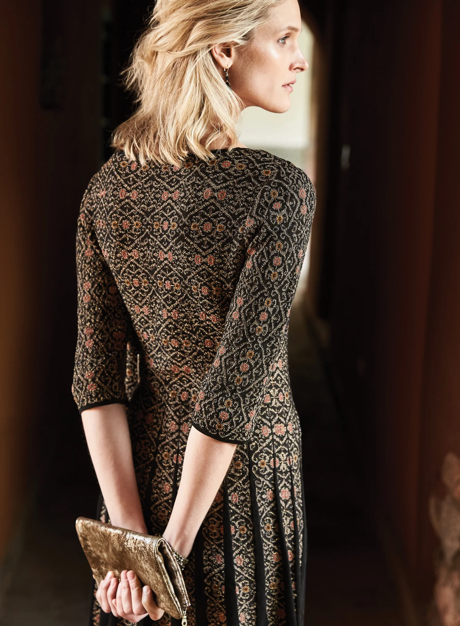 Gilt Scrollwork Dress - Image 4
