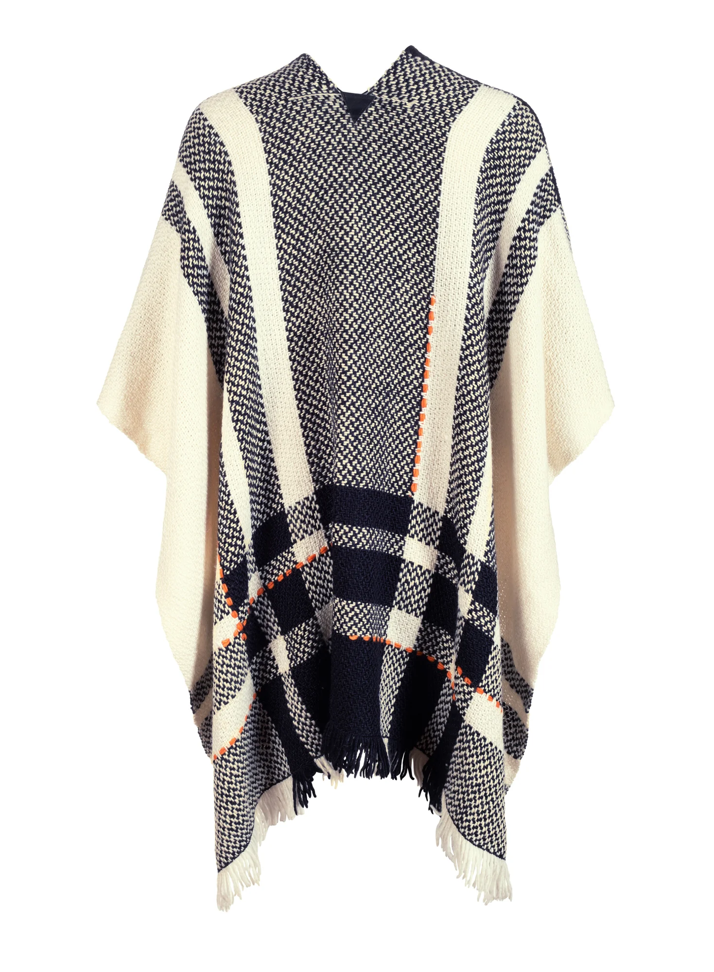 Glen Plaid Ruana - Image 4