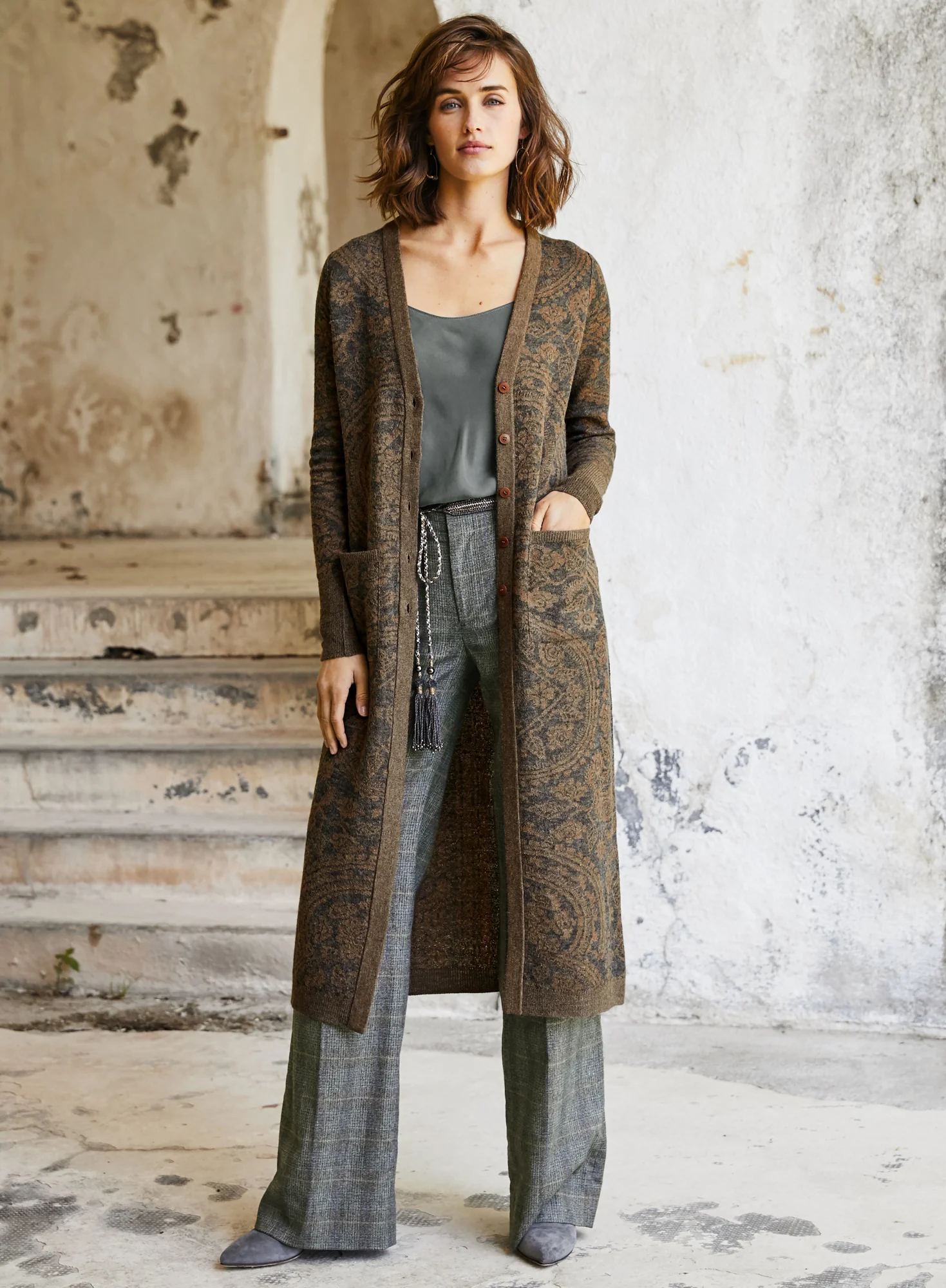 Glen Plaid Trousers - Image 7