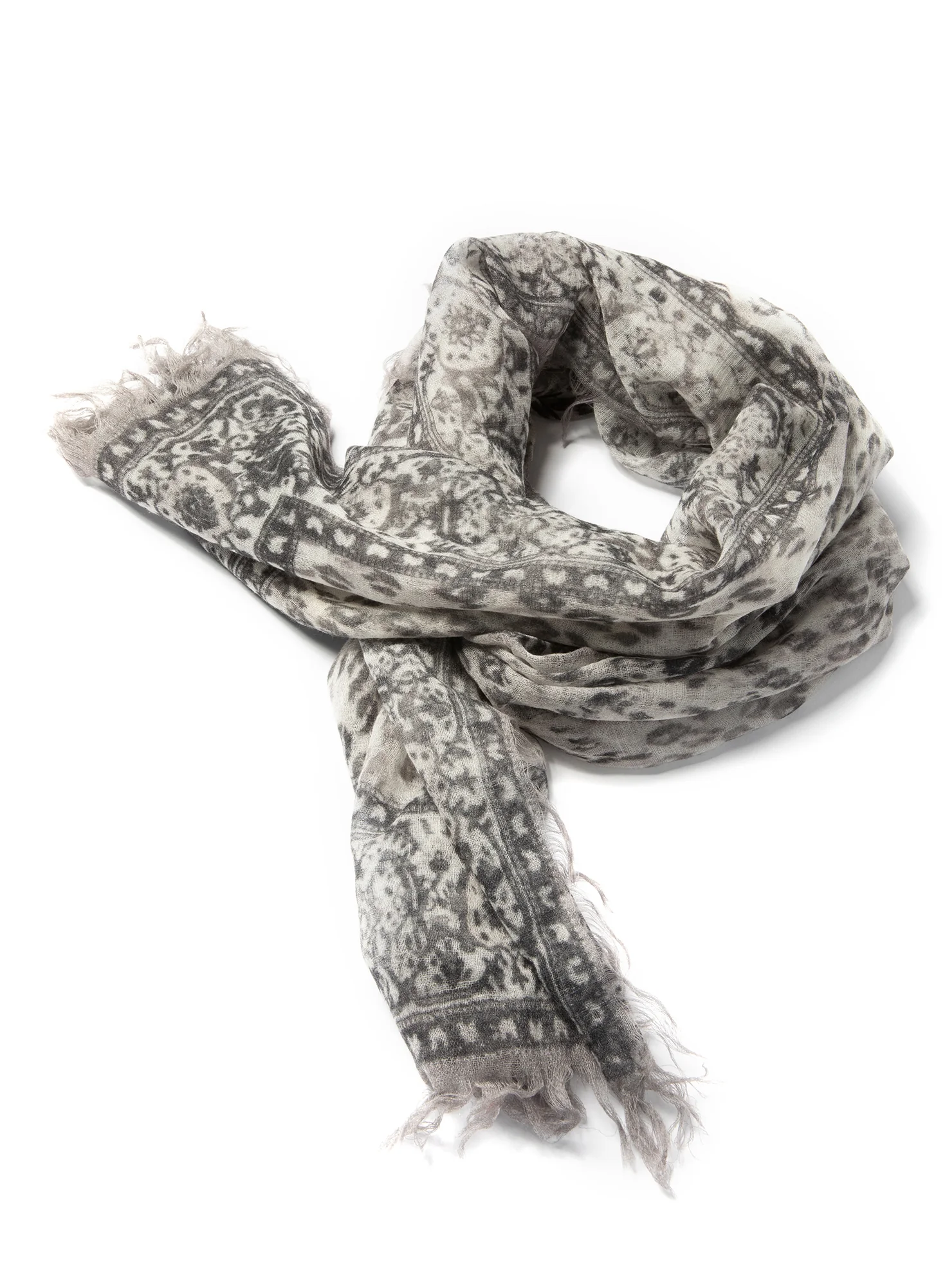 Grey Faunal Scarf