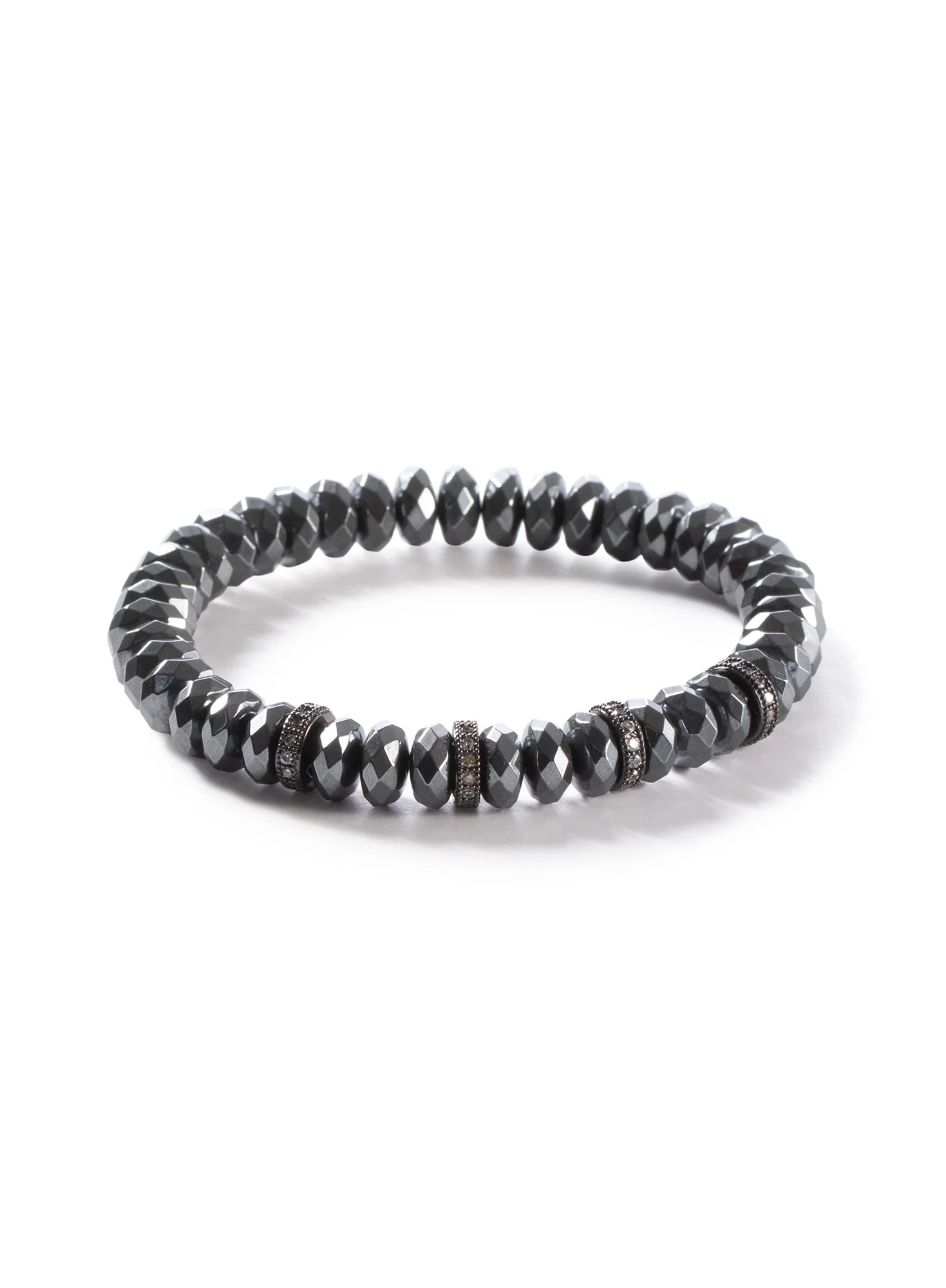 Gunmetal Stretch Bracelet