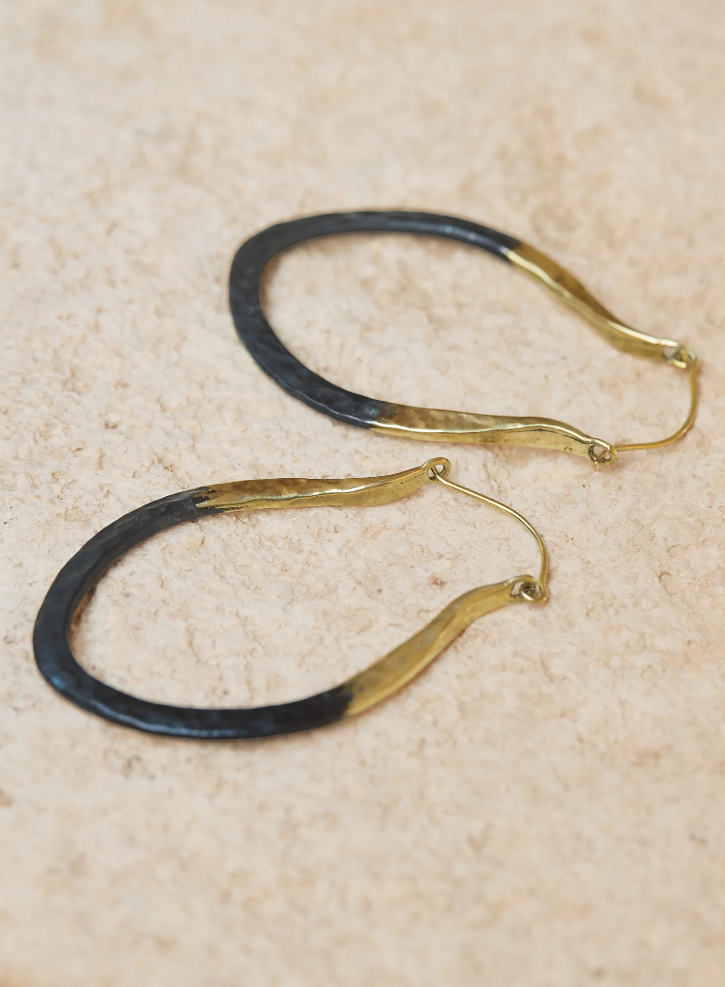 Hammered And Dipped Earrings - Image 2