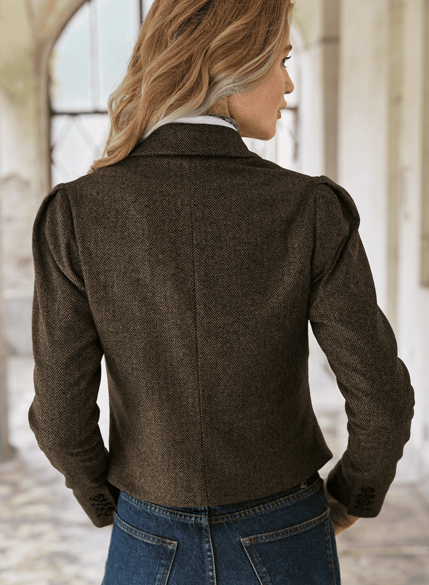 Harrow Cropped Jacket - Image 2
