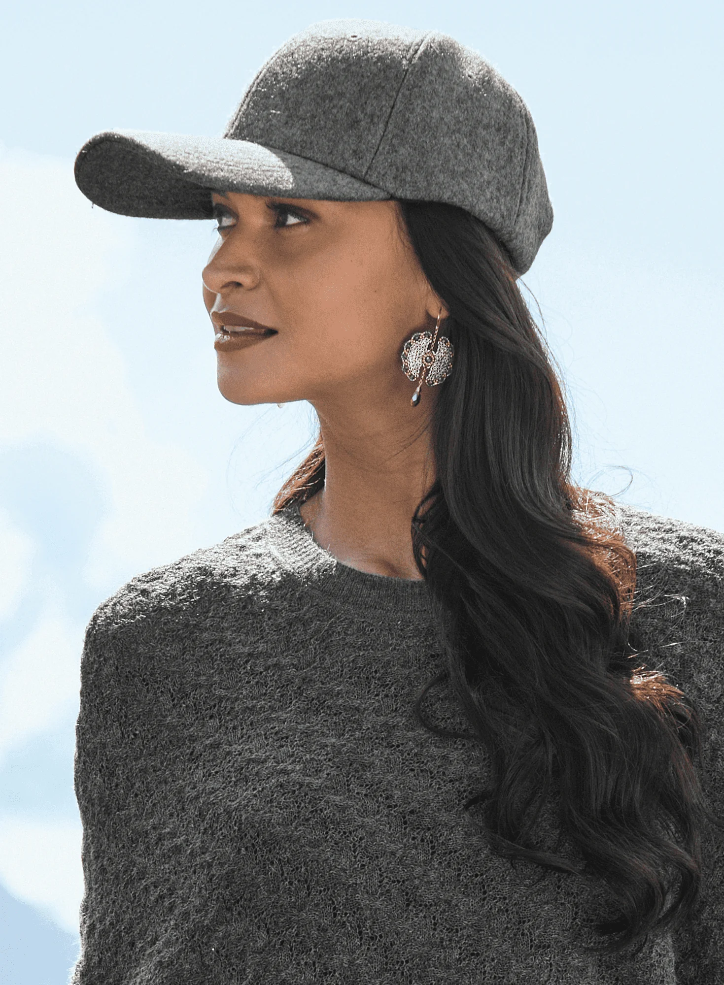 Heathered Ash Wool Cap - Image 7