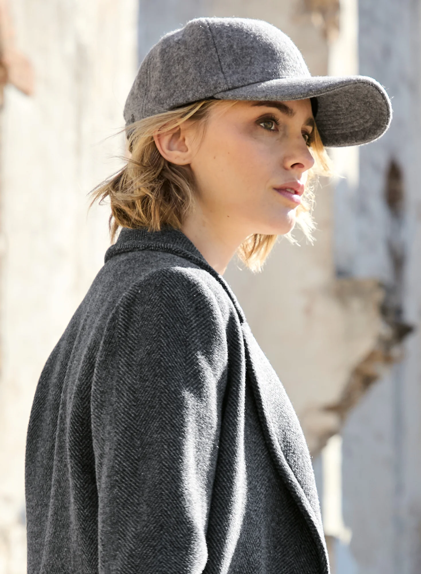 Heathered Ash Wool Cap - Image 8