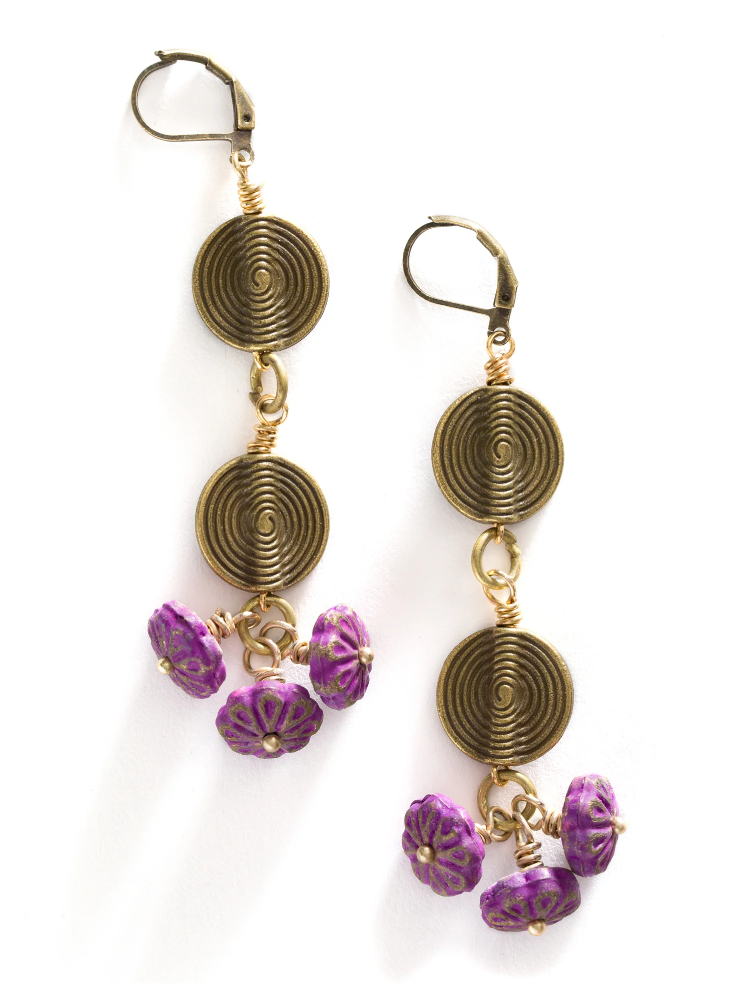 Heliotrope Earrings