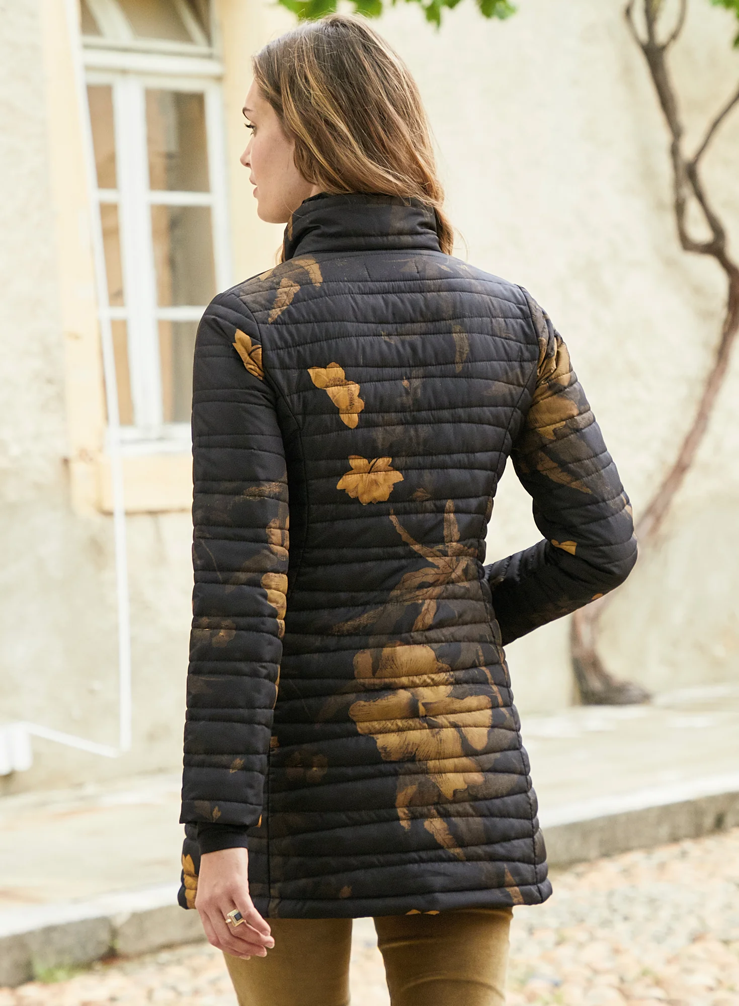 Hibiscus Quilted Coat - Image 2