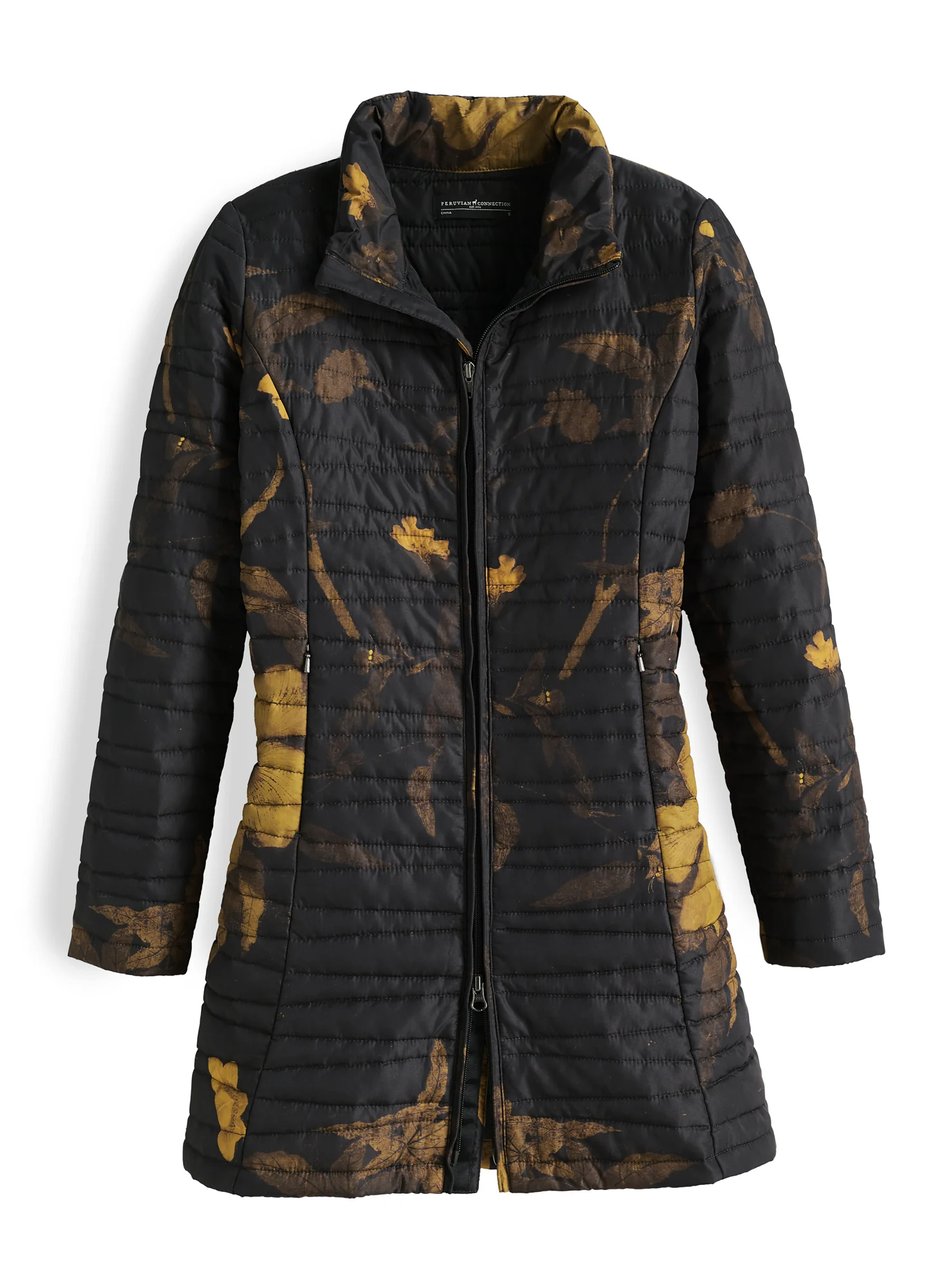 Hibiscus Quilted Coat - Image 4