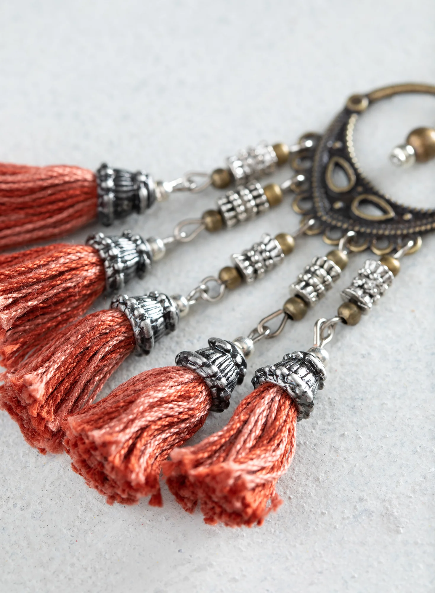 Himalayan Tassel Earrings - Image 2