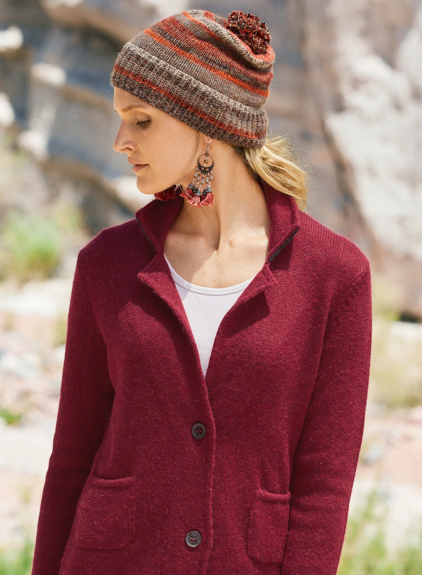 Himalayan Tassel Earrings - Image 4