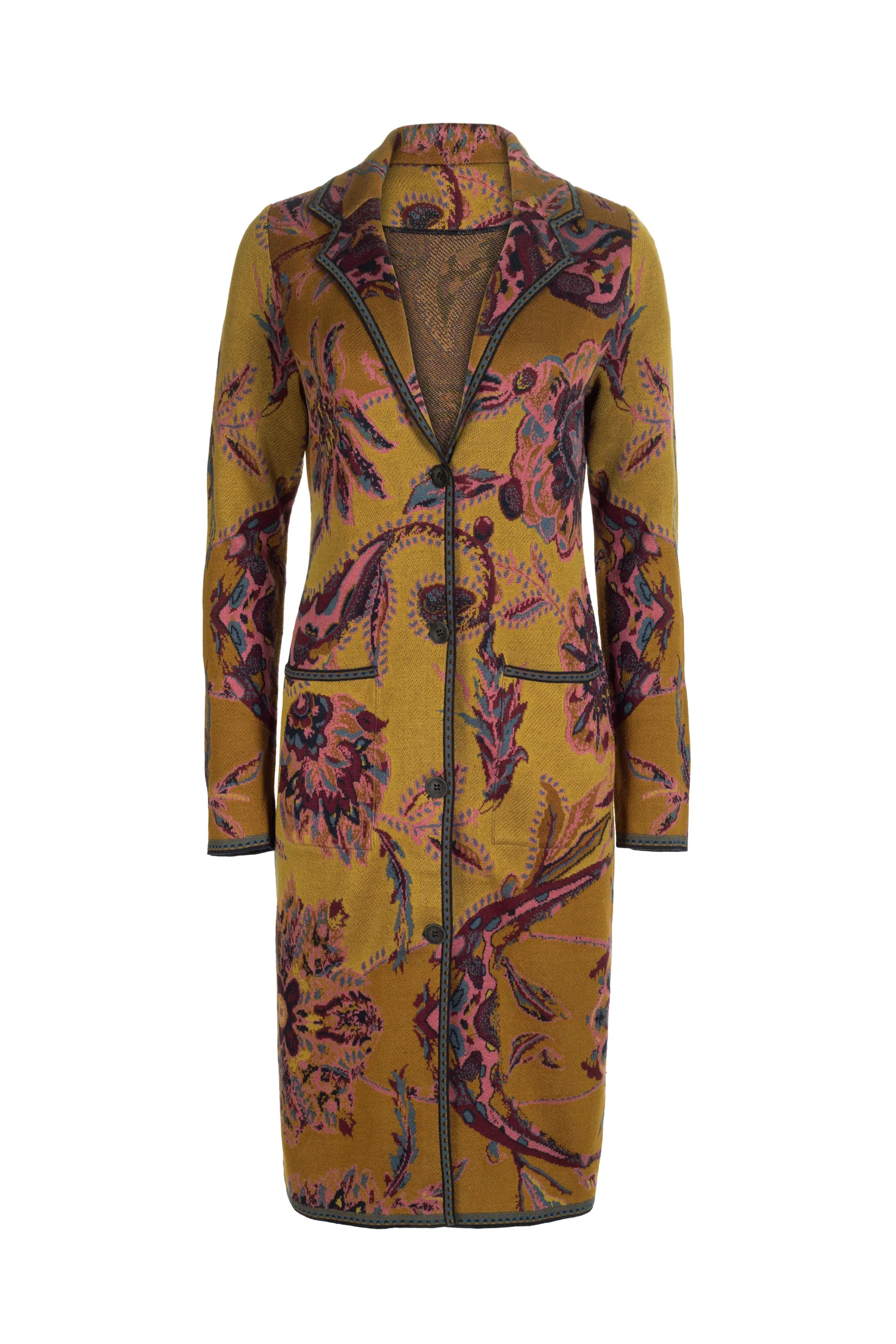 Hokusai Knit Coat - Image 4