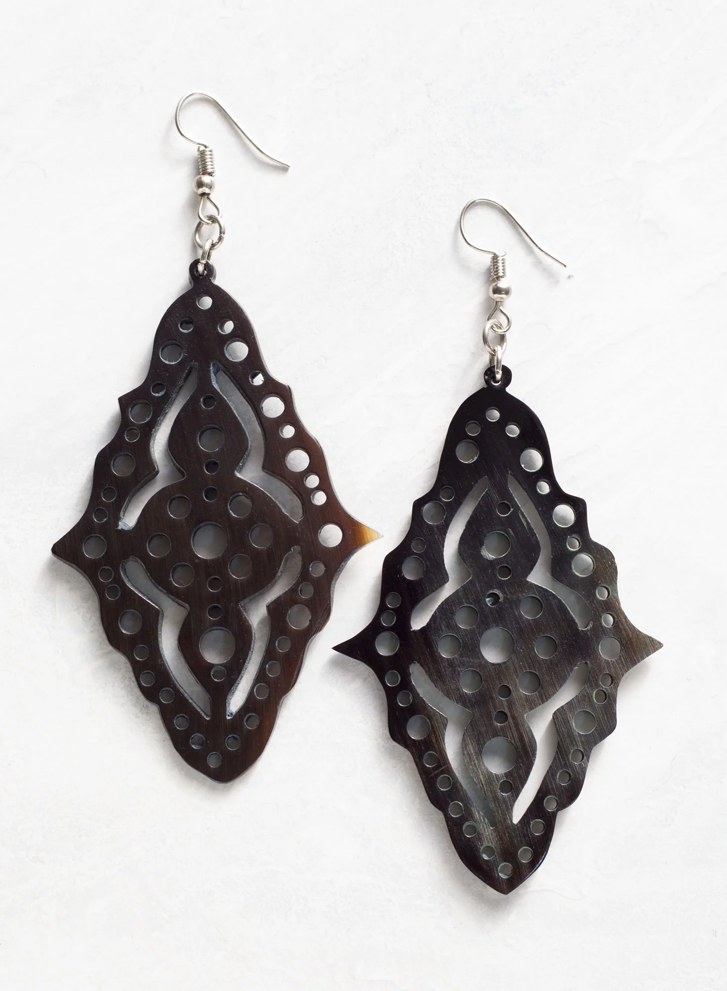Horn Filigree Earrings - Image 3