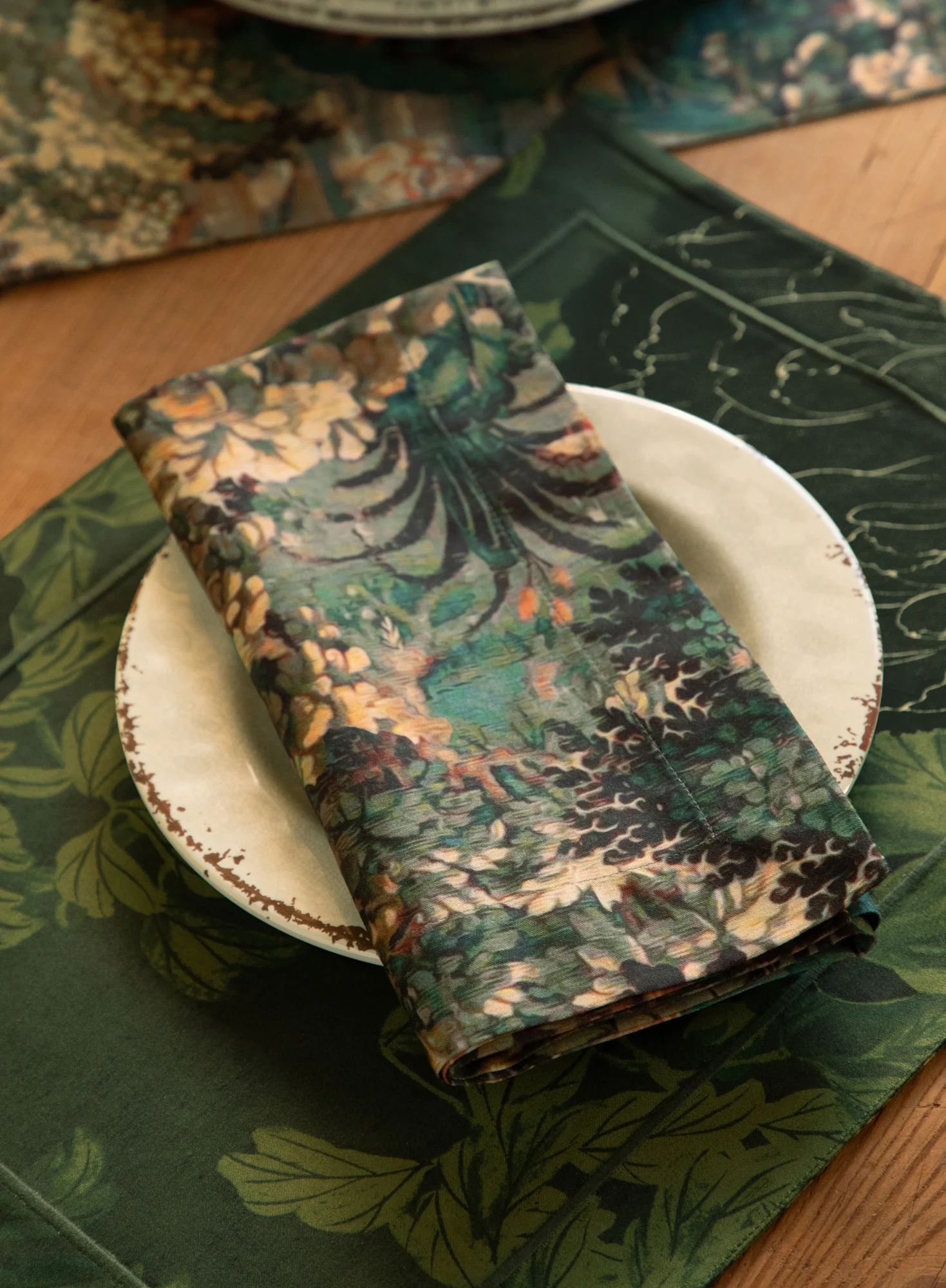 Hydrangea Napkins, Set Of 4 - Image 3