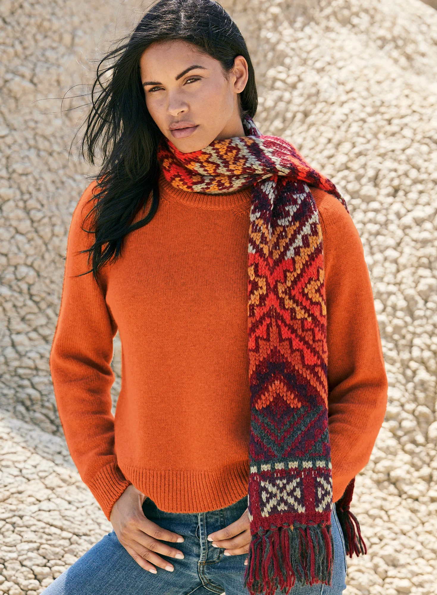 Inca Polychrome Scarf - Image 3