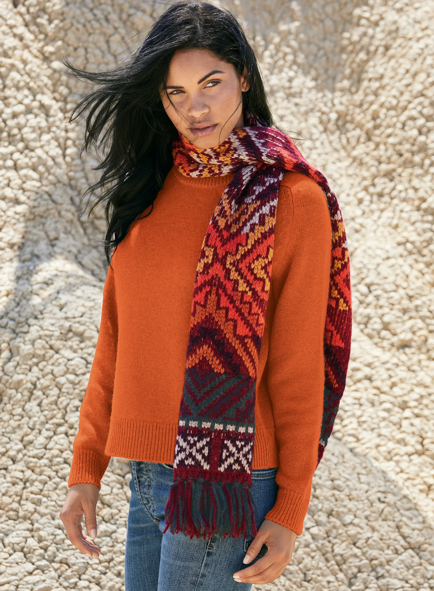 Inca Polychrome Scarf - Image 4