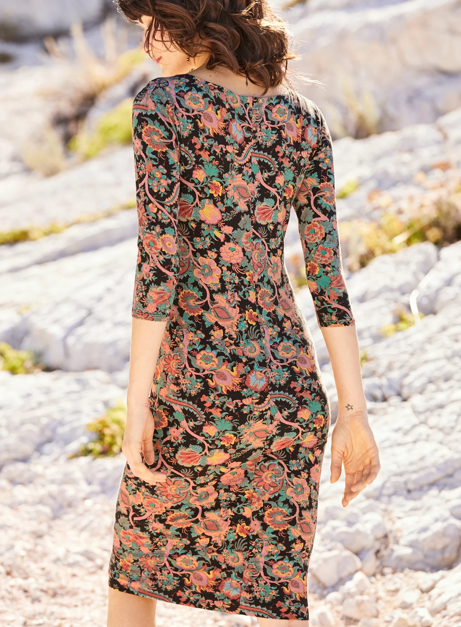Indian Chintz Dress - Image 2