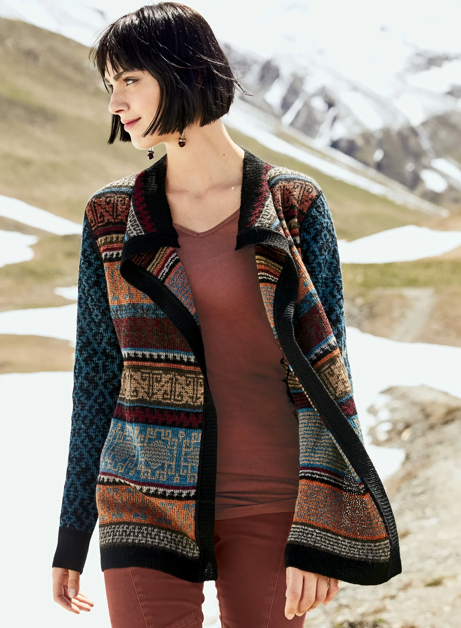 Ismir Reversible Cardigan