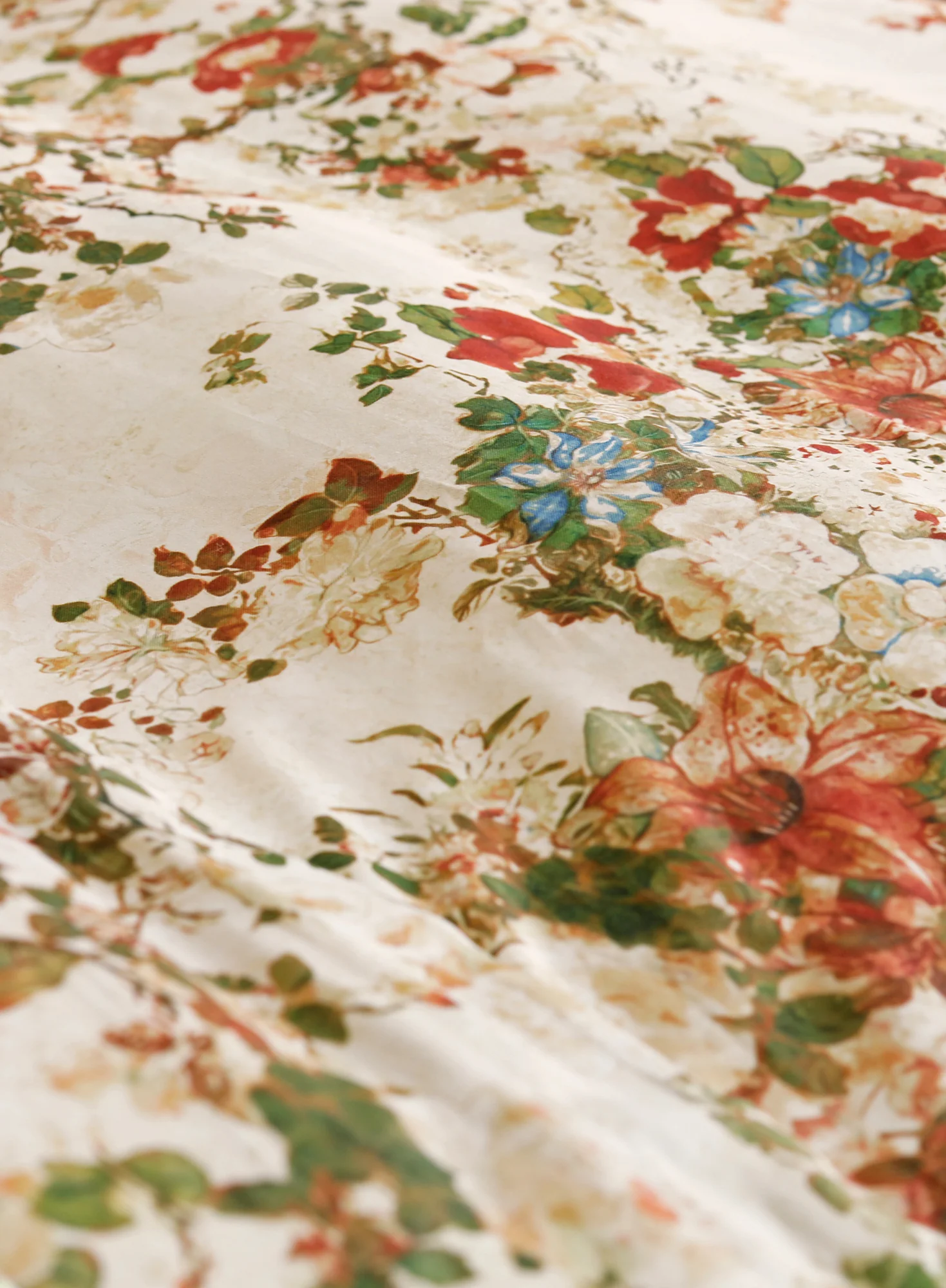 Ivory Hokkaido Flower Duvet Cover Set - Image 2