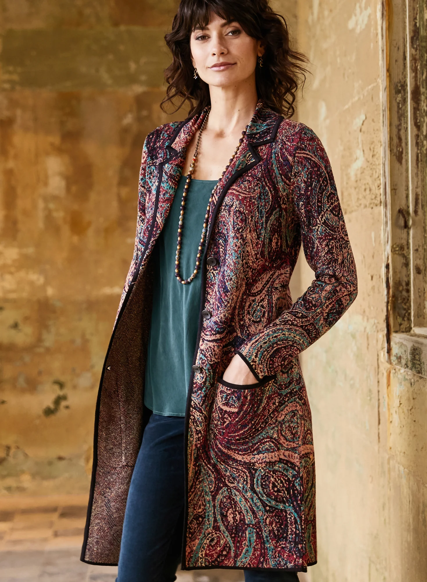 Jammu Knit Coat - Image 5