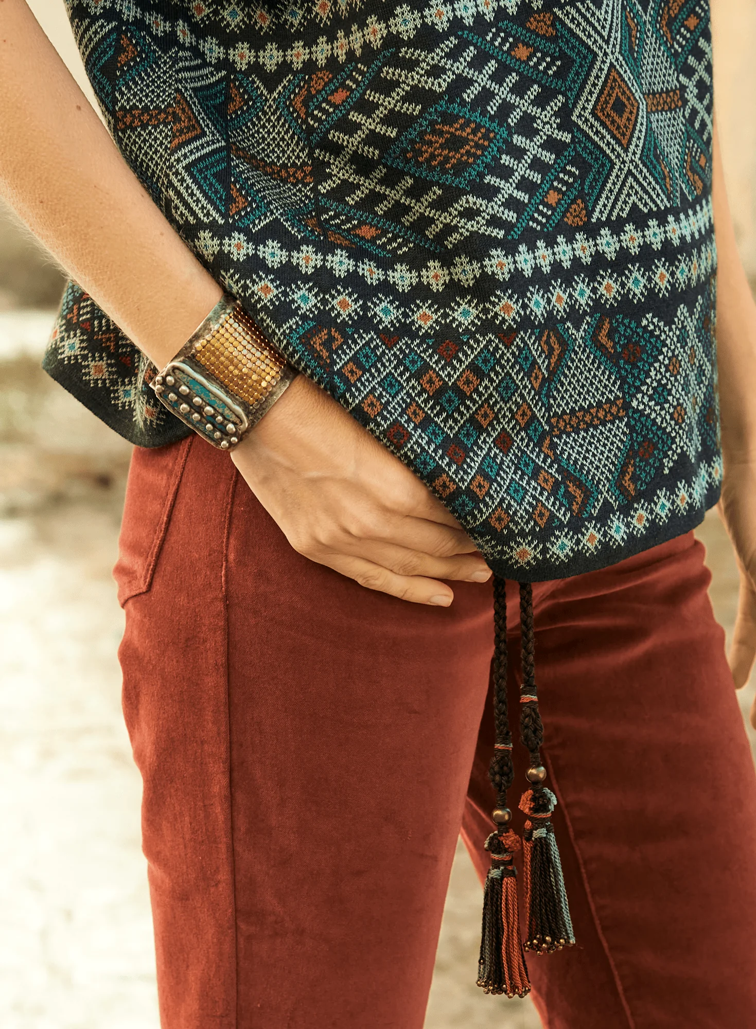 Jasper Mesh Cuff - Image 3
