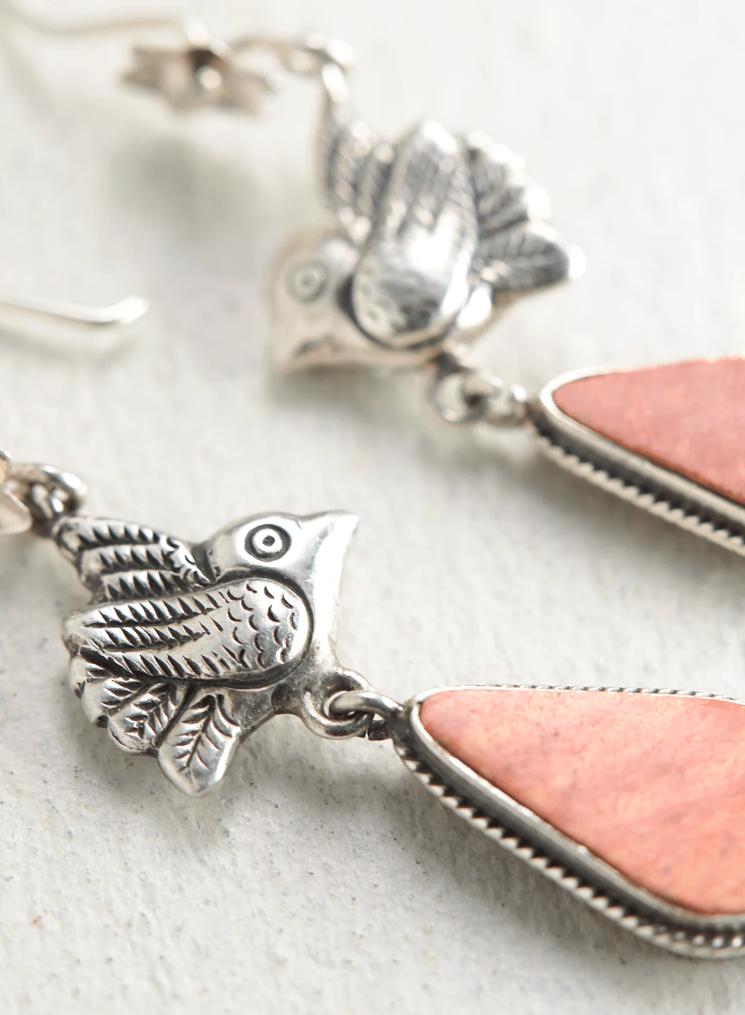 Jasper Teardrop Earrings - Image 3