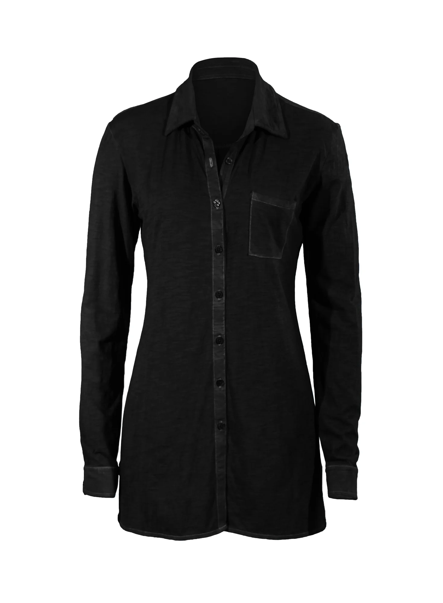Jersey Button-Down Shirt
