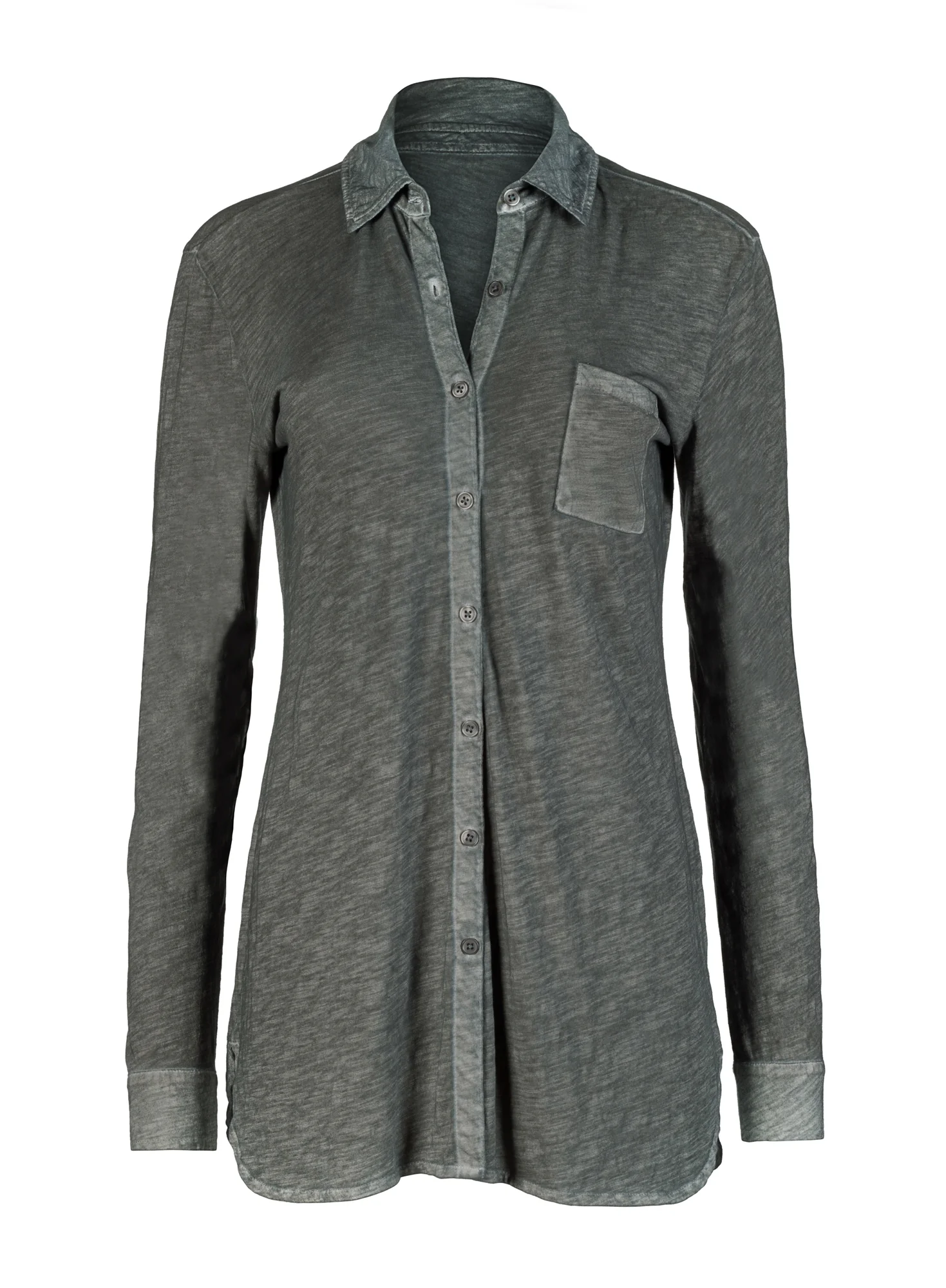 Jersey Button-Down Shirt