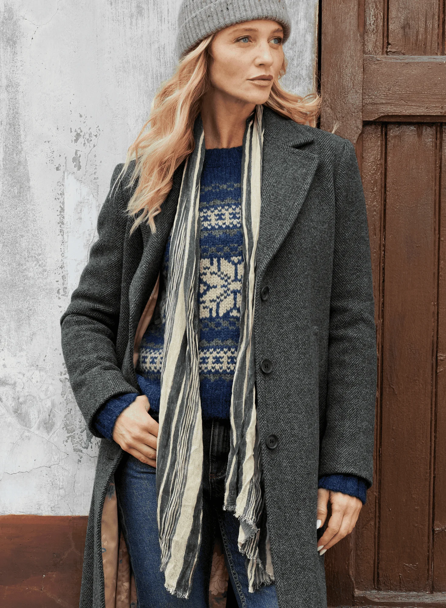 Jude Stripe Scarf - Image 5