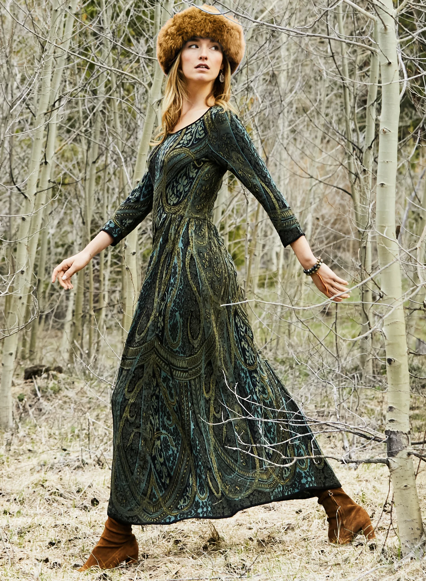 Kashmiri Maxi-Dress - Image 6