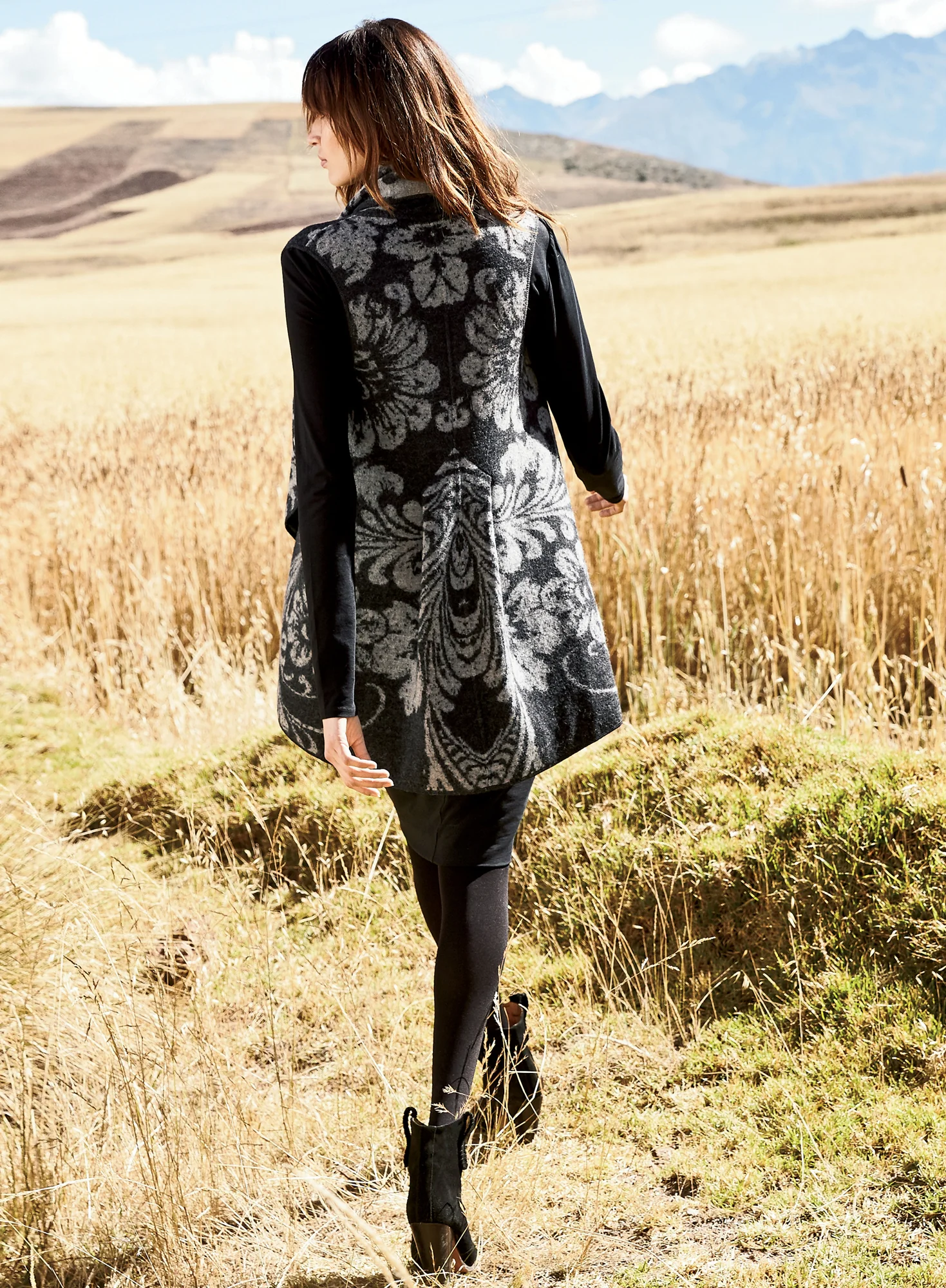 Khokhloma Cocoon Vest - Image 2