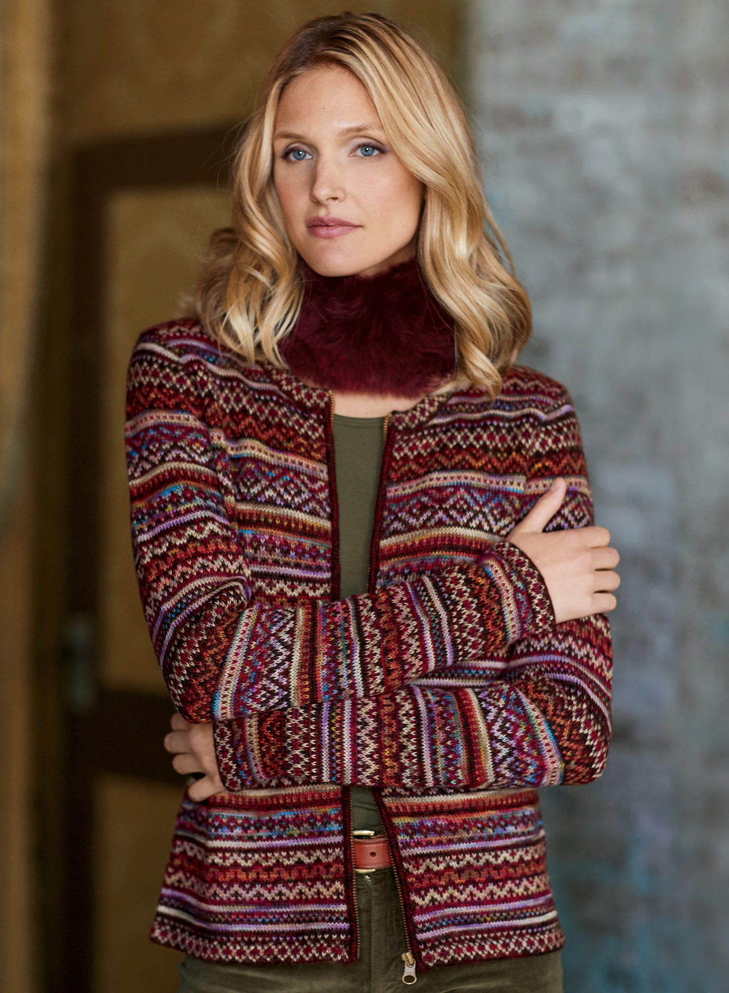 Kitzbuhel Zip Cardigan