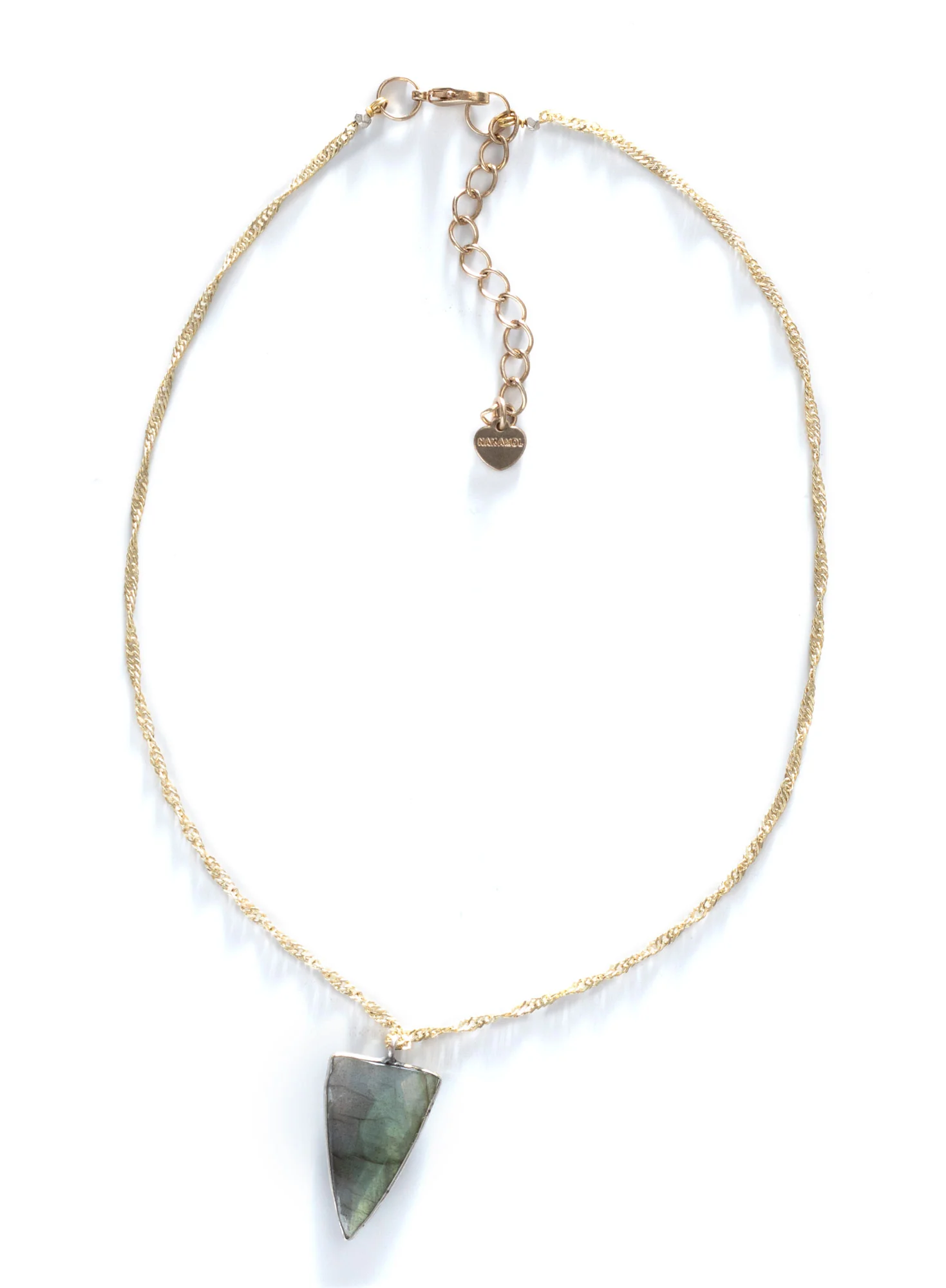 Labradorite Arrowhead Necklace