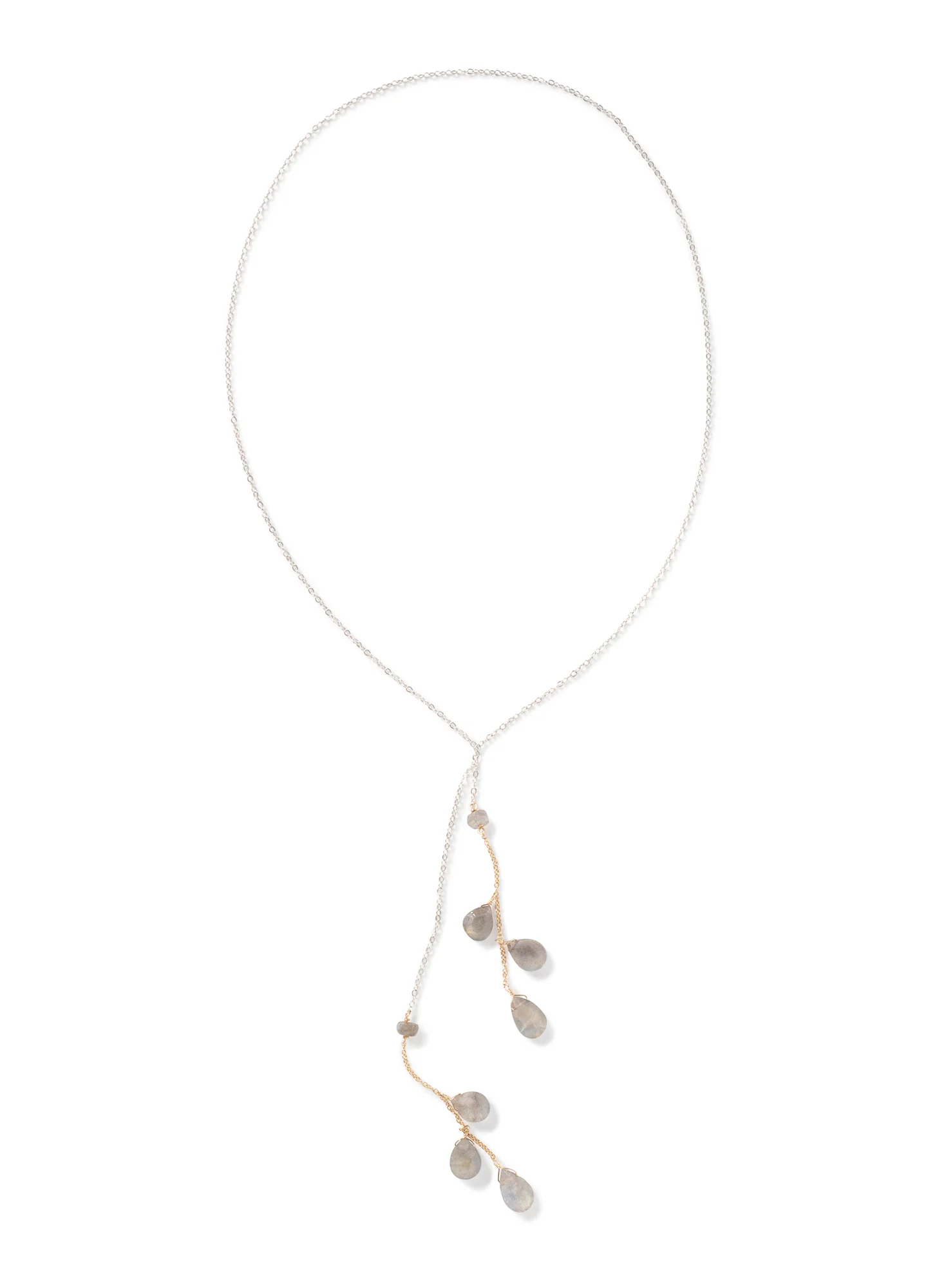 Labradorite Teardrop Necklace
