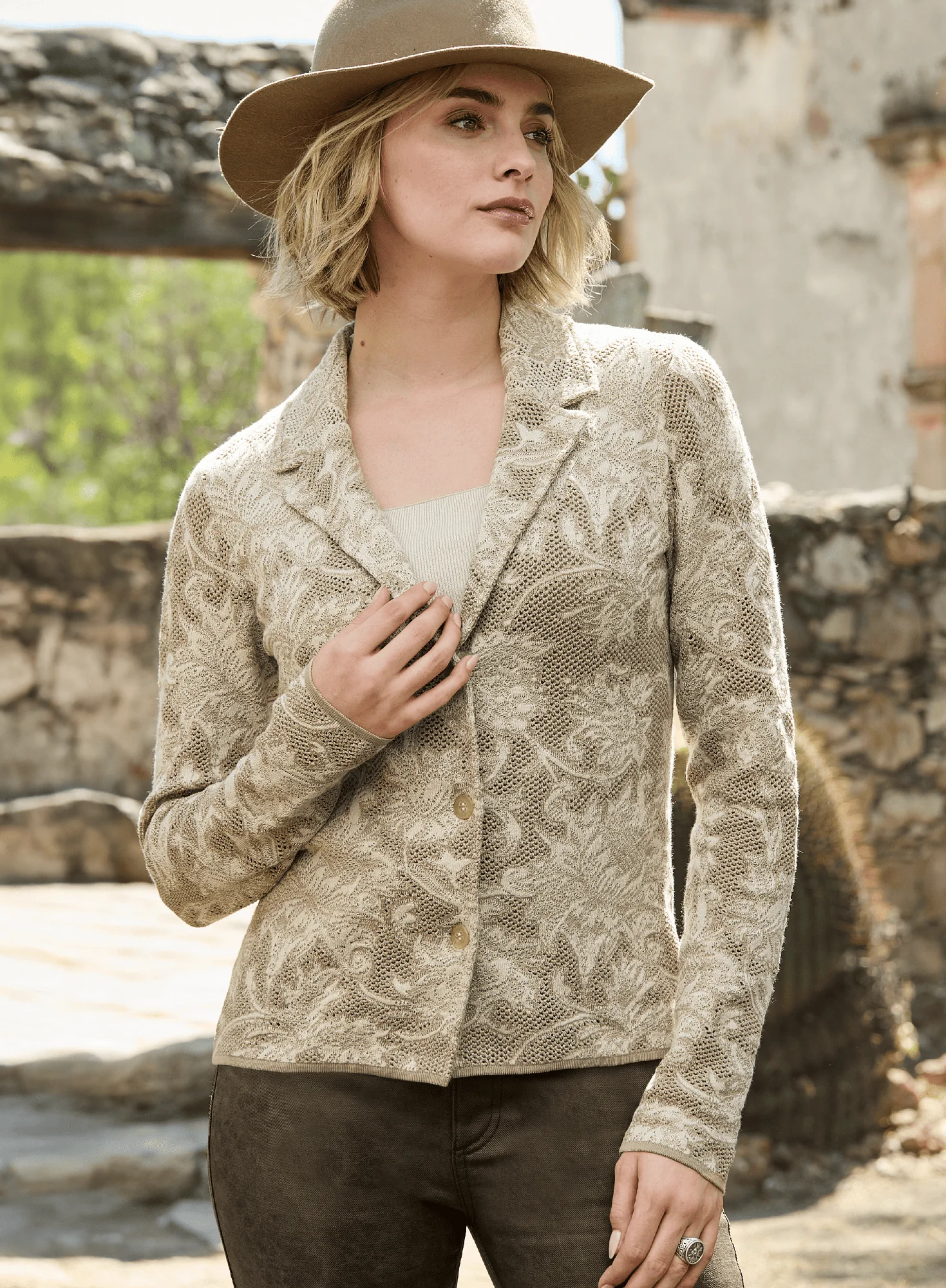 Lace Knit Jacket