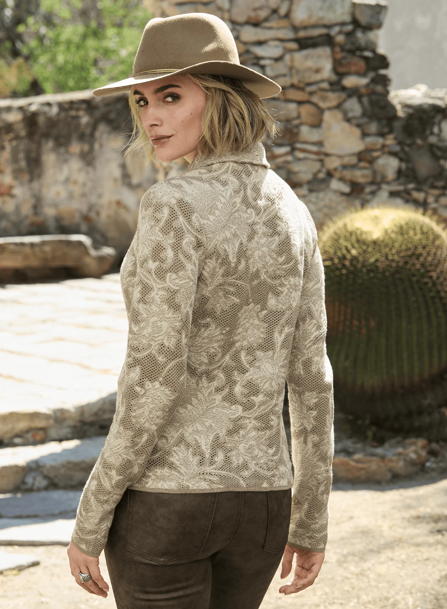 Lace Knit Jacket - Image 2