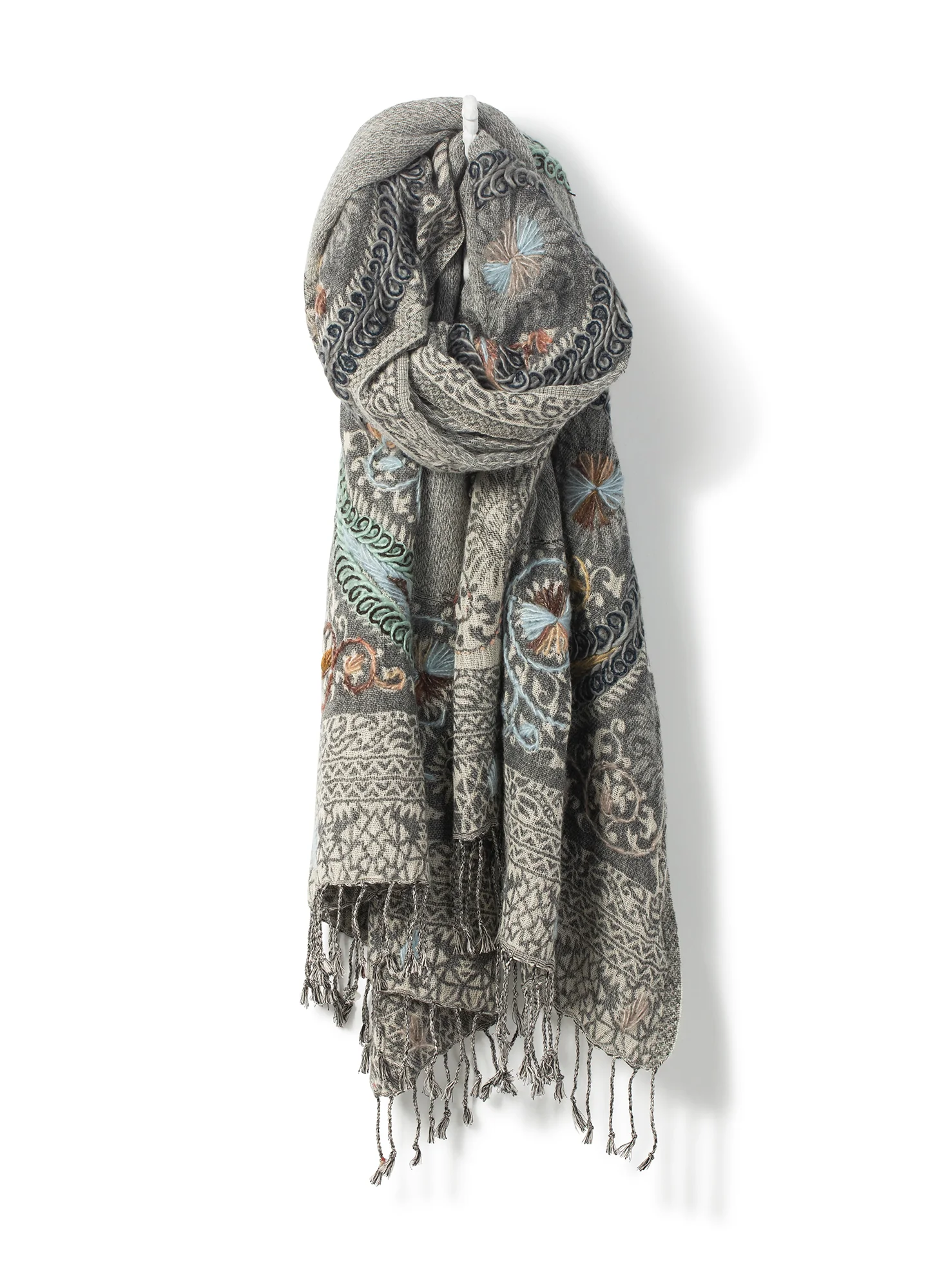 Lavinia Embroidered Shawl