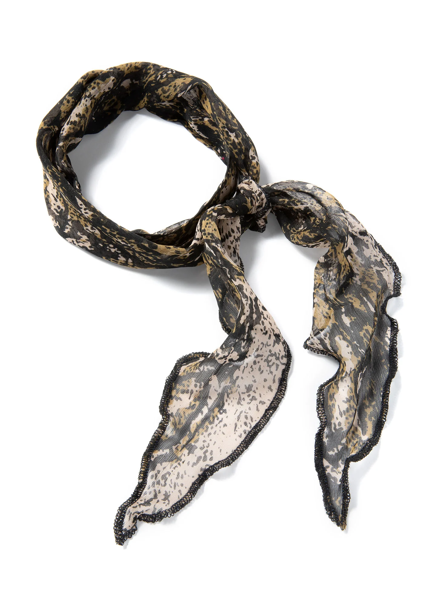 Leopard Poly Neckerchief