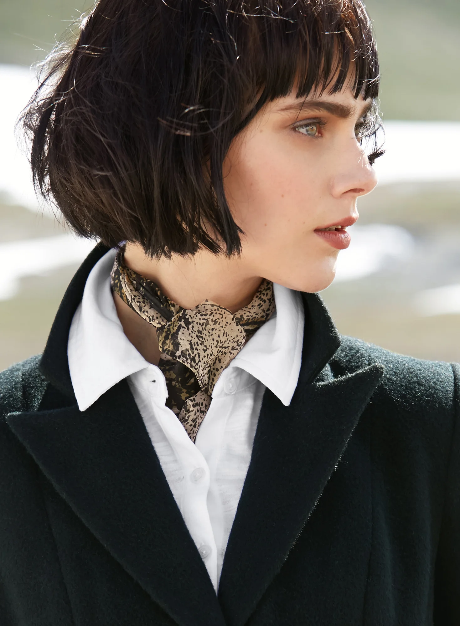 Leopard Poly Neckerchief - Image 2