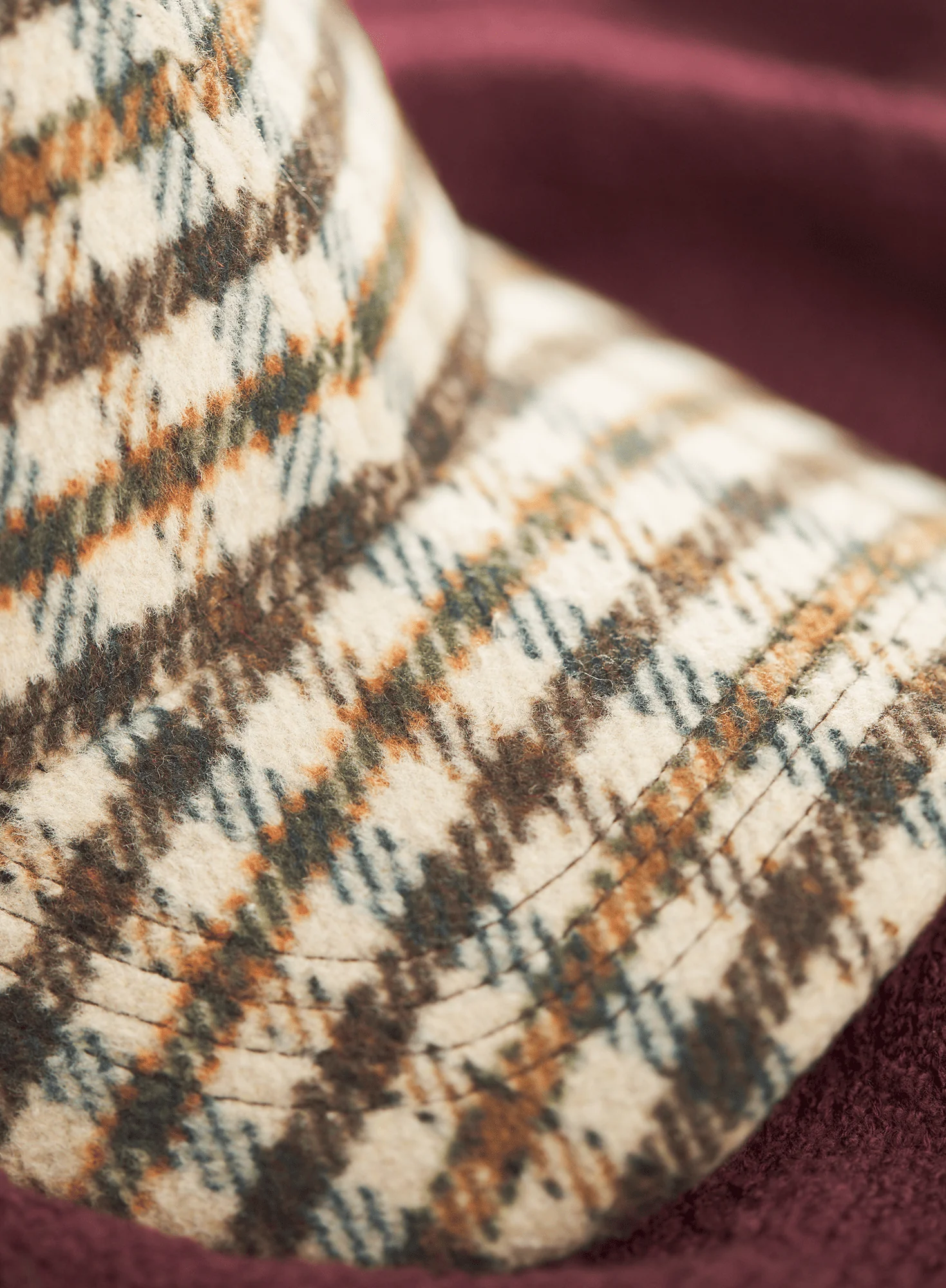 Light Plaid Cap - Image 3