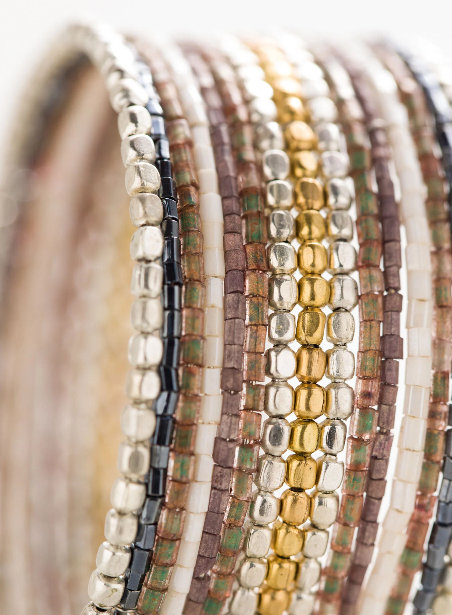 Limelight Beaded Wire Bracelet - Image 2