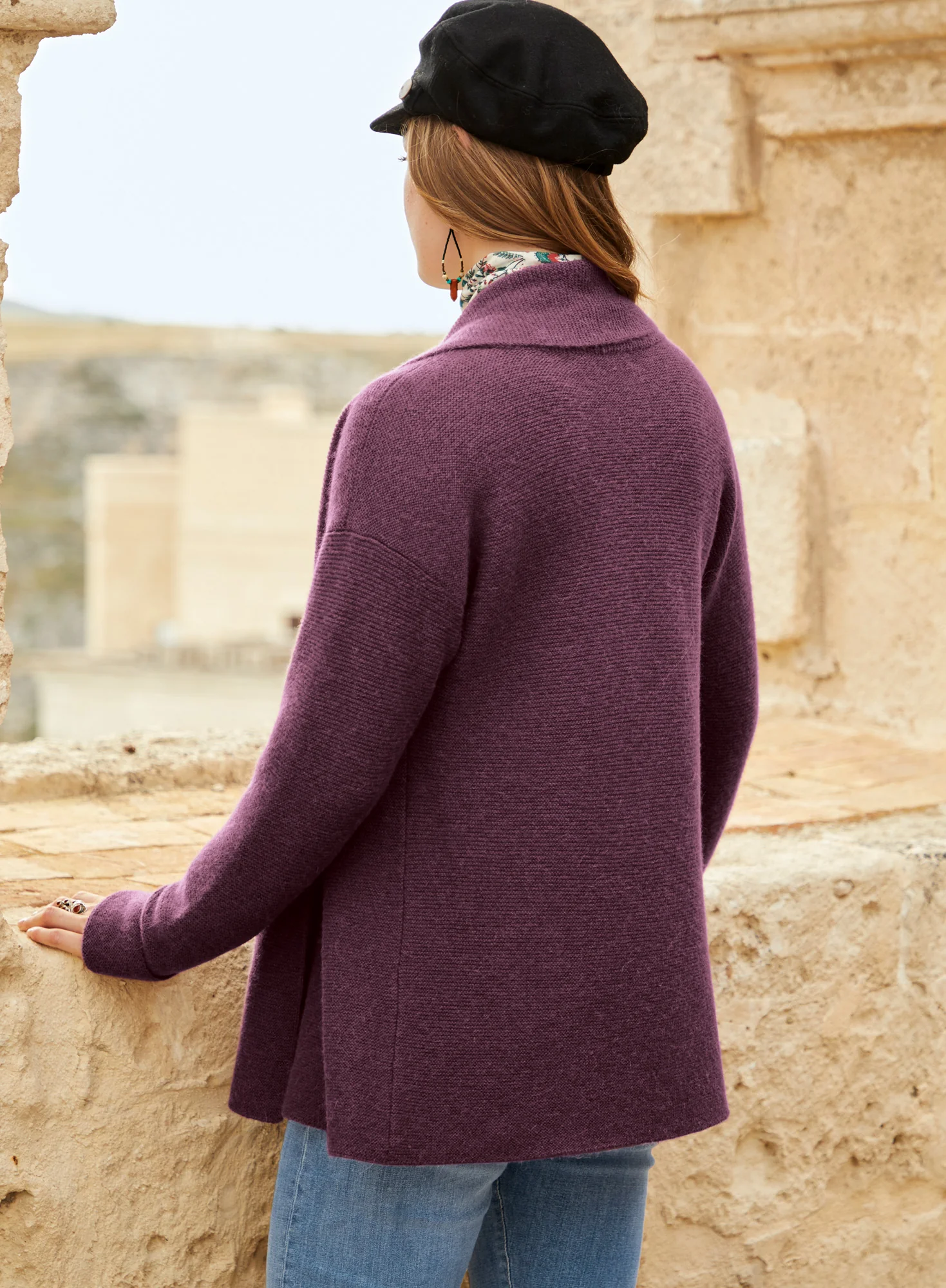 Links Shawl Collar Cardigan - Image 6
