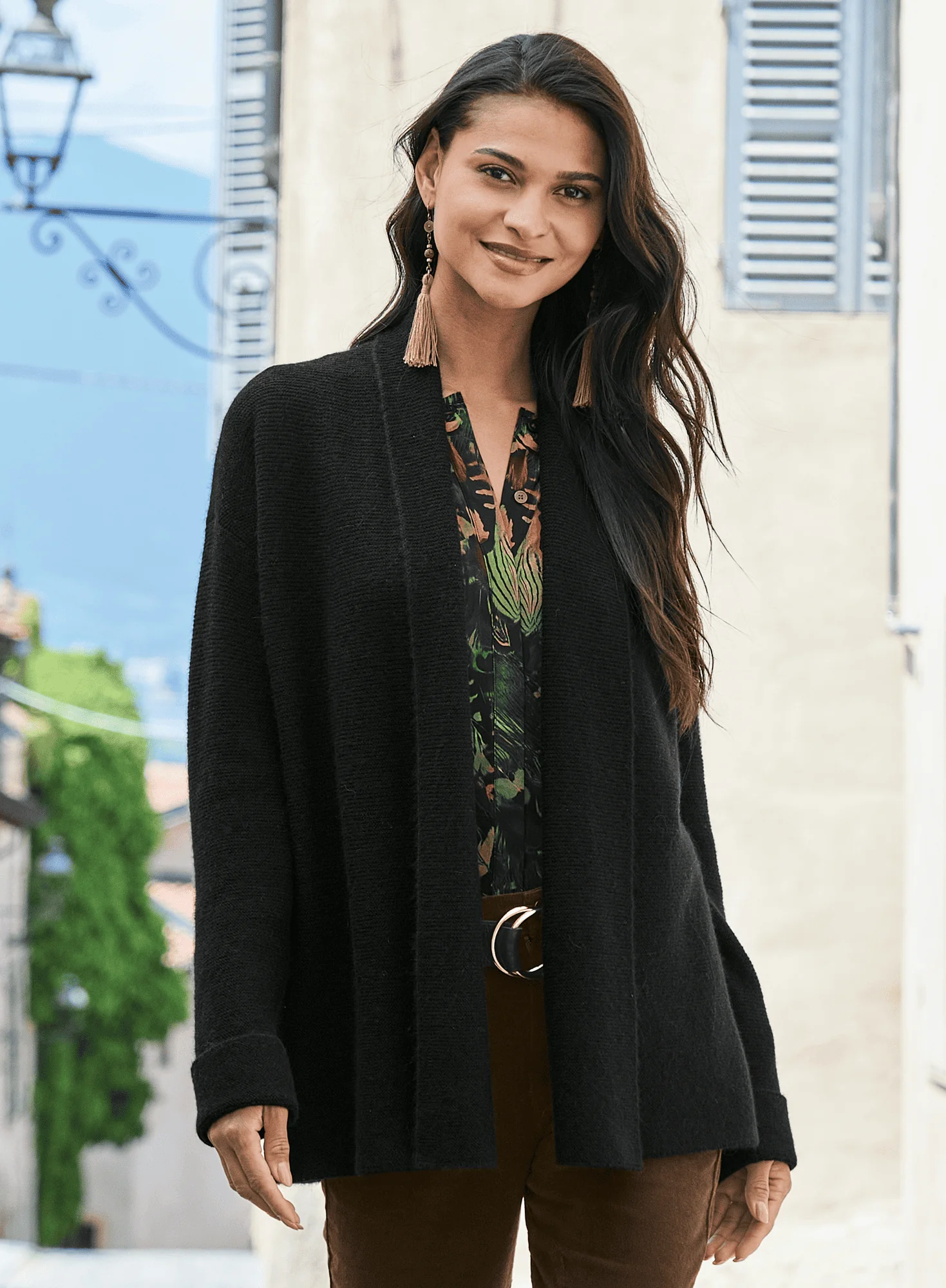 Links Shawl Collar Cardigan - Image 5